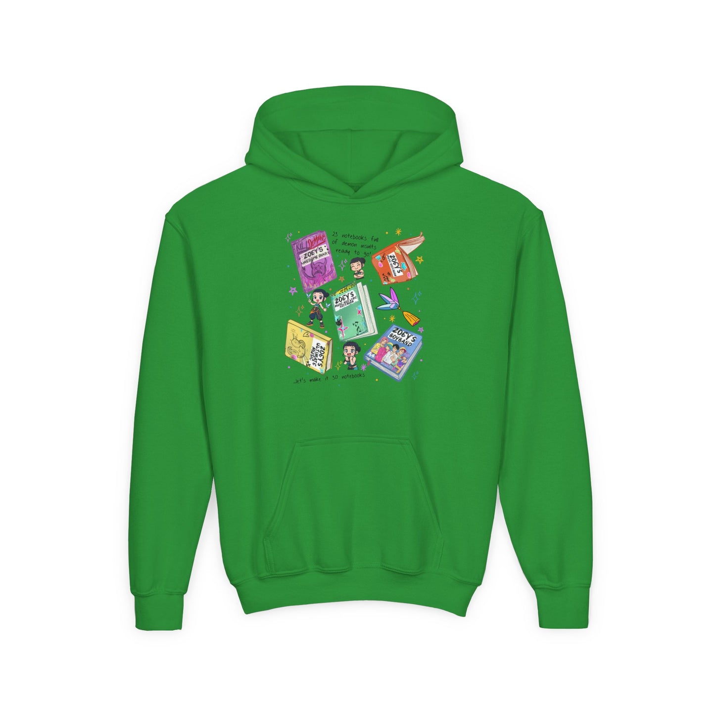 K-Pop Zoe's Books Youth Hooded Sweatshirt