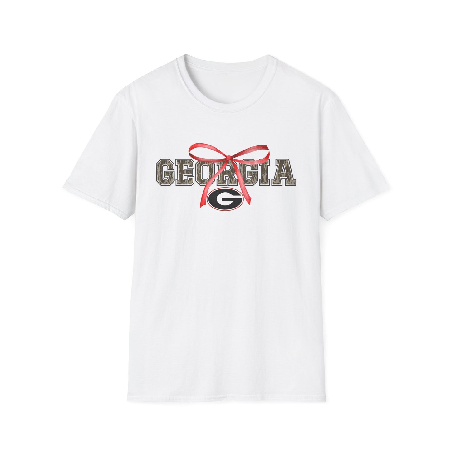 Camo Georgia with Bow T-Shirt