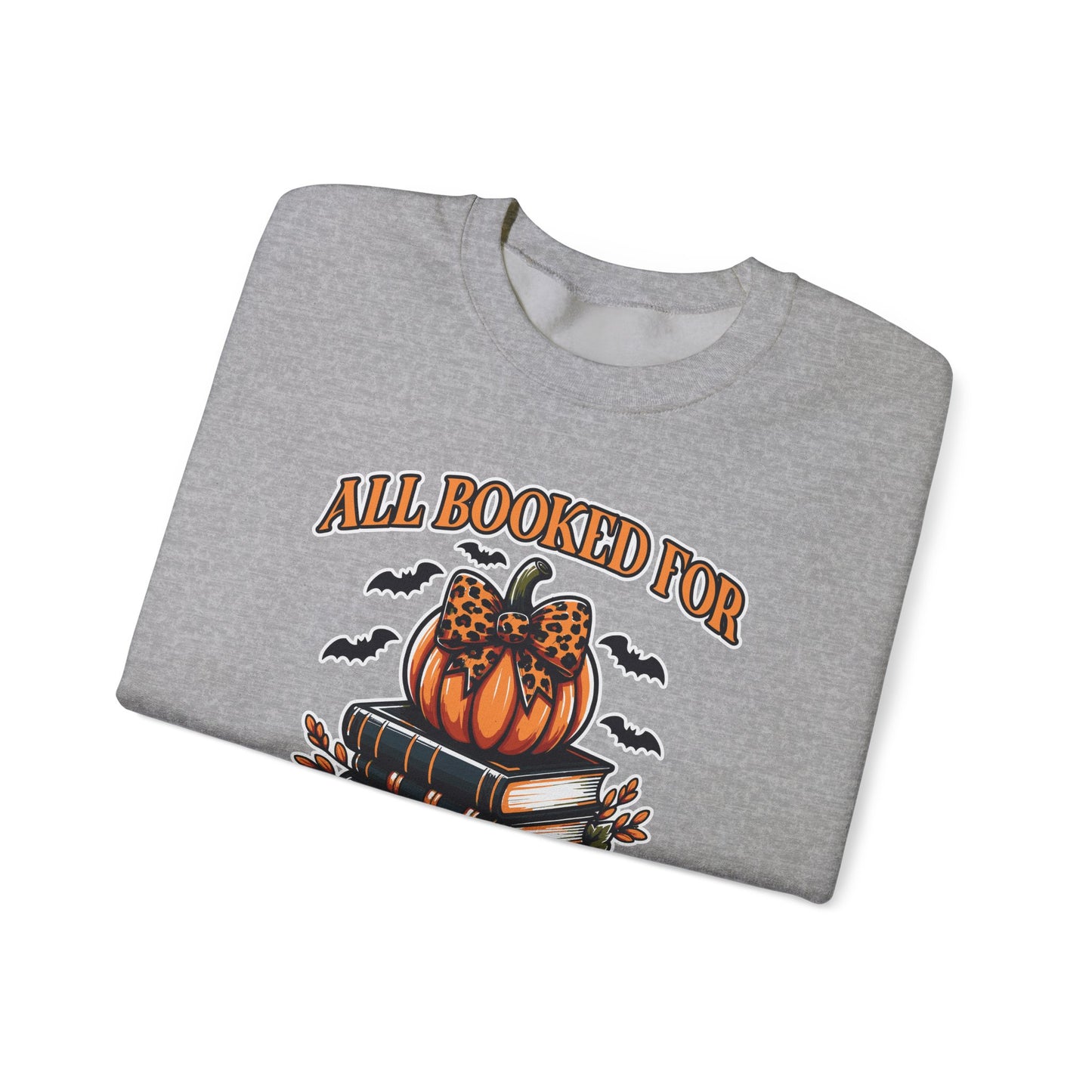 All Booked For Halloween Crewneck Sweatshirt