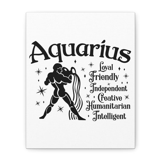 Aquarius Canvas Wall Art