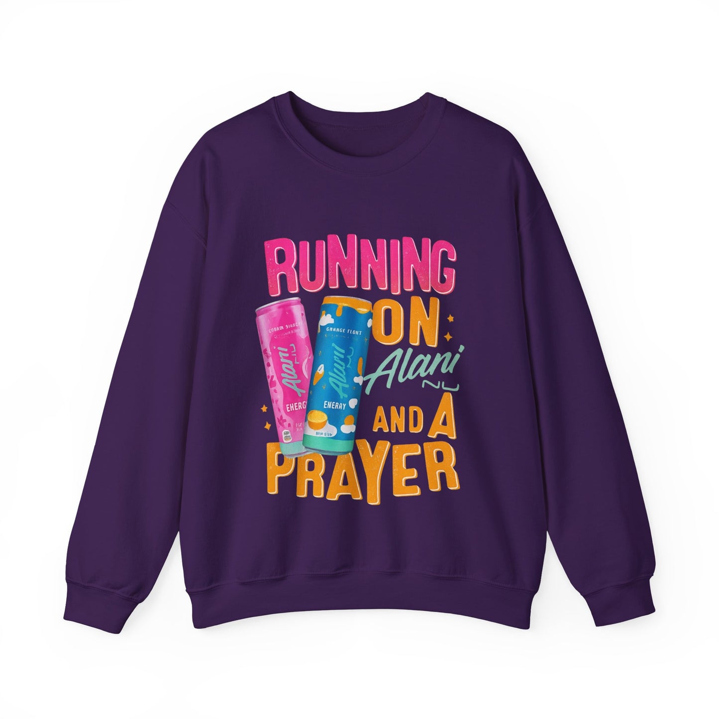 Running on Alani and a Prayer Crewneck Sweatshirt