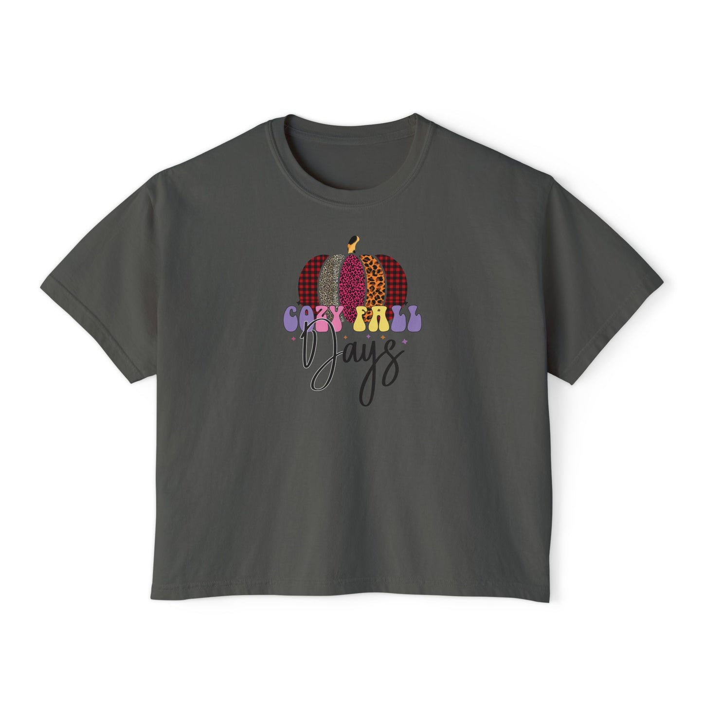 Cozy Fall Days Women's Boxy Tee