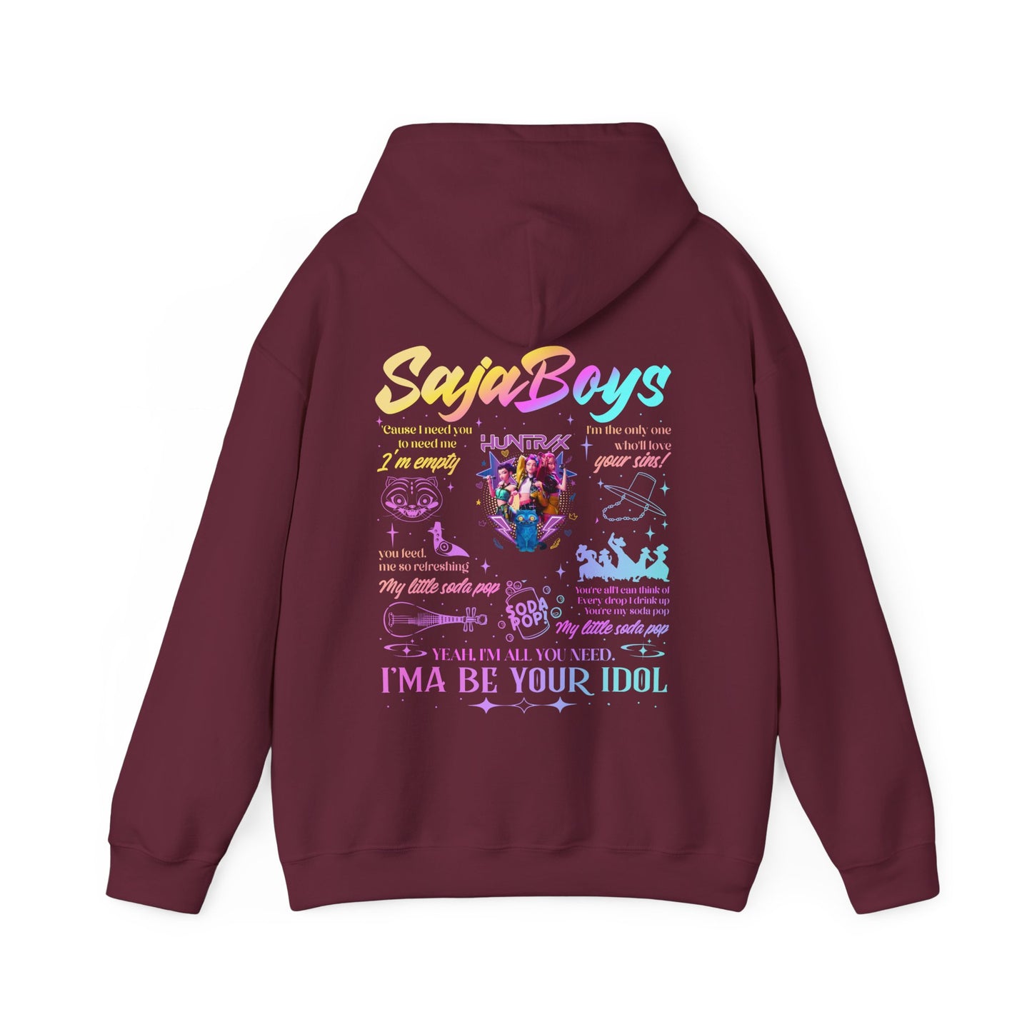 Kpop Demon Hunters Double Sided Hoodie