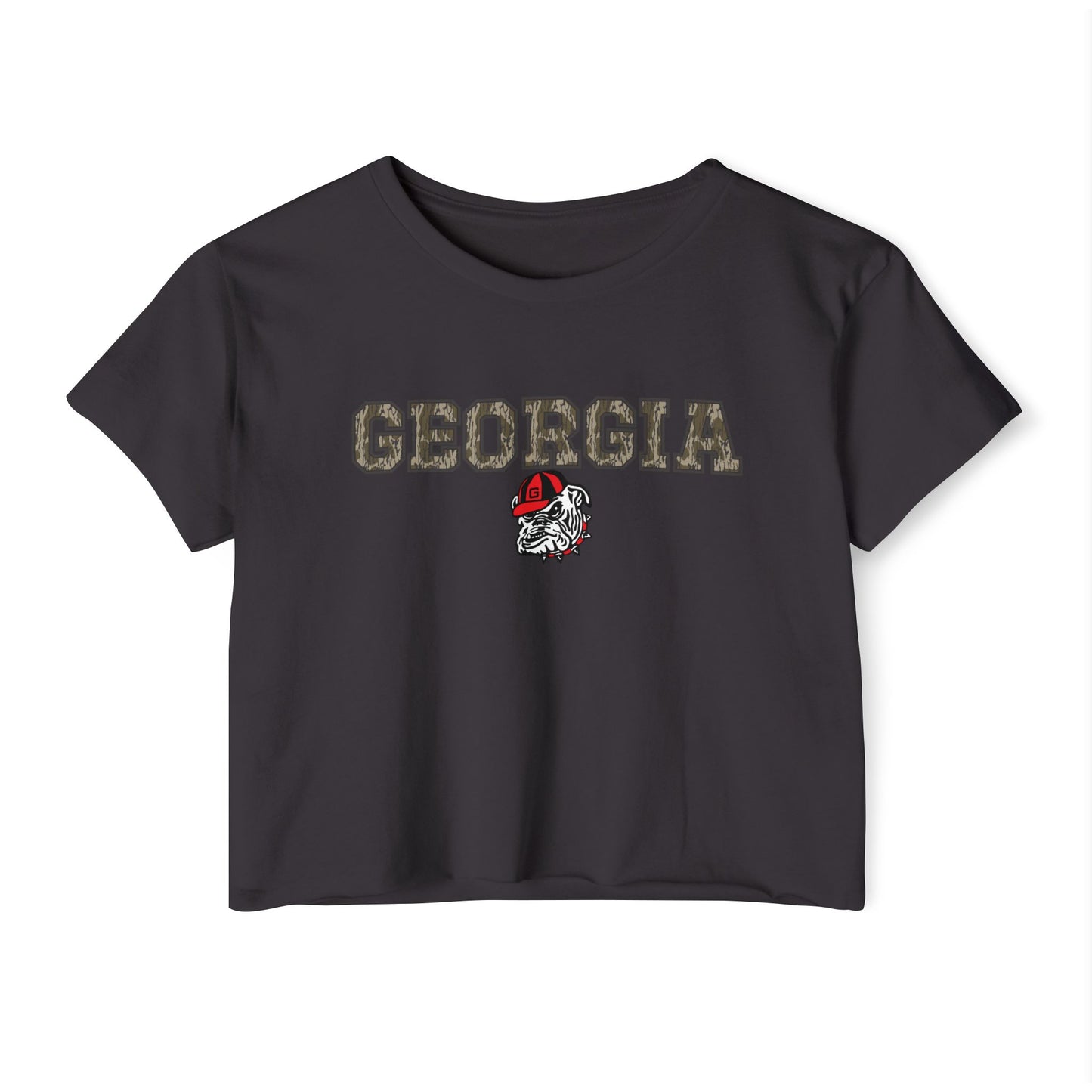 Camo Georgia Dog Crop Top