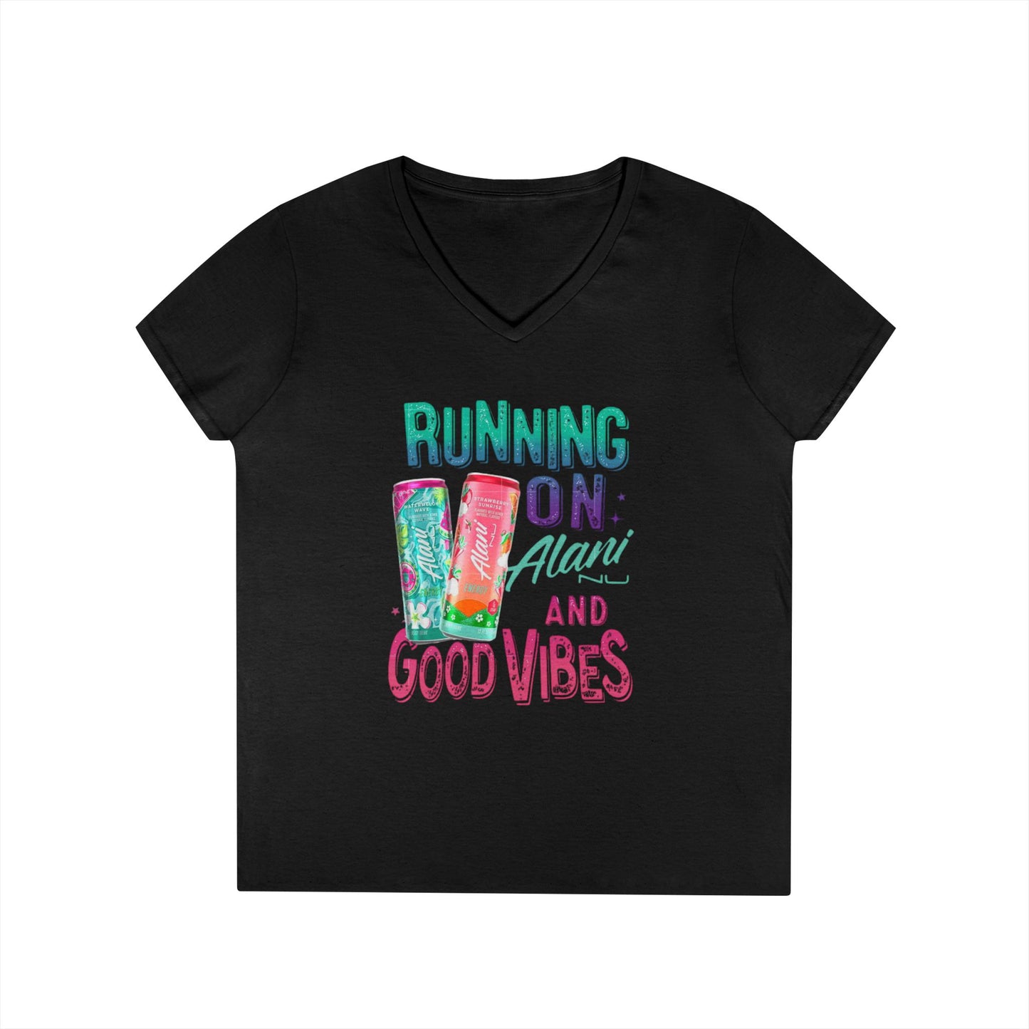 Running on Alani and a Prayer  V-Neck T-Shirt