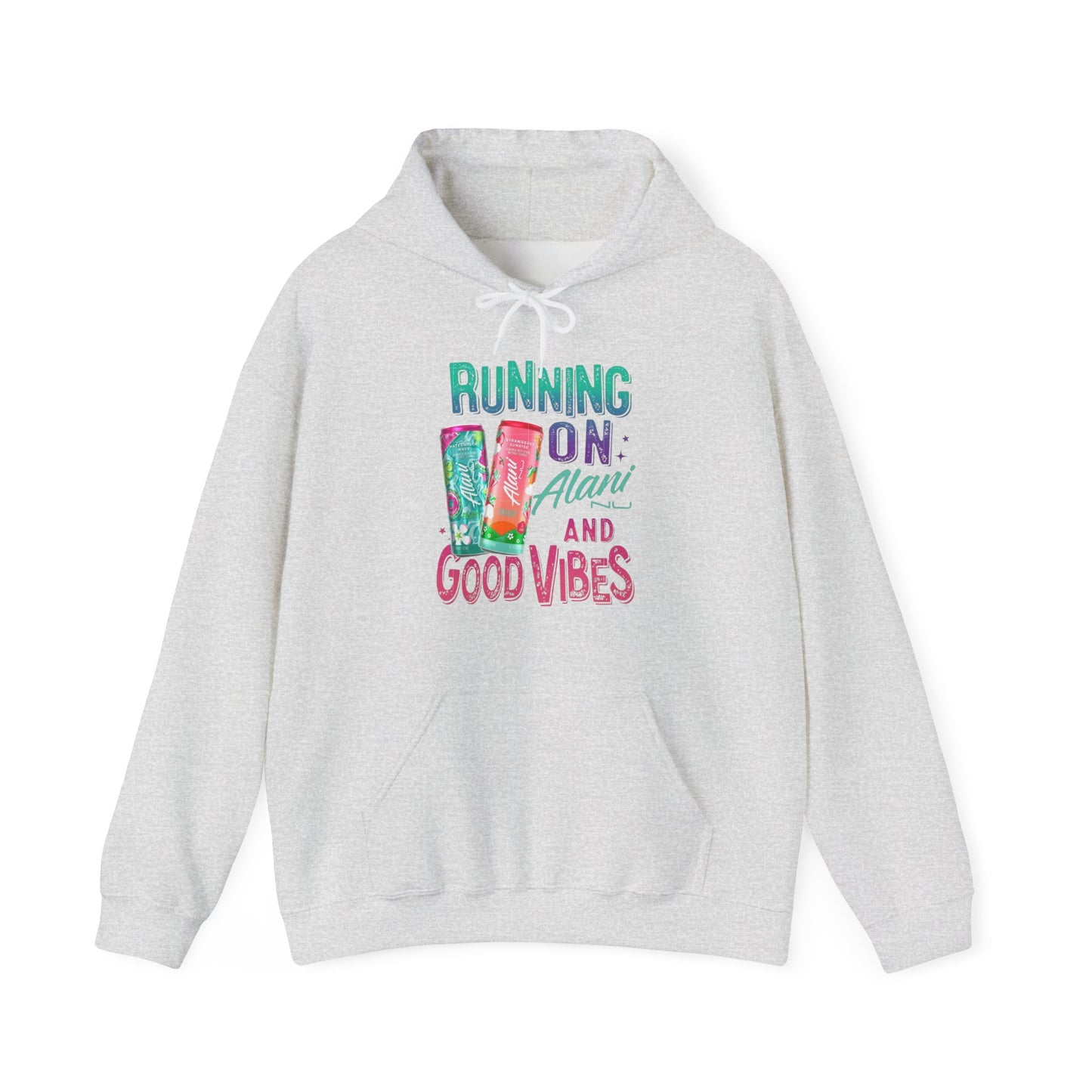 Running on Alani and Good Vibes Hoodie