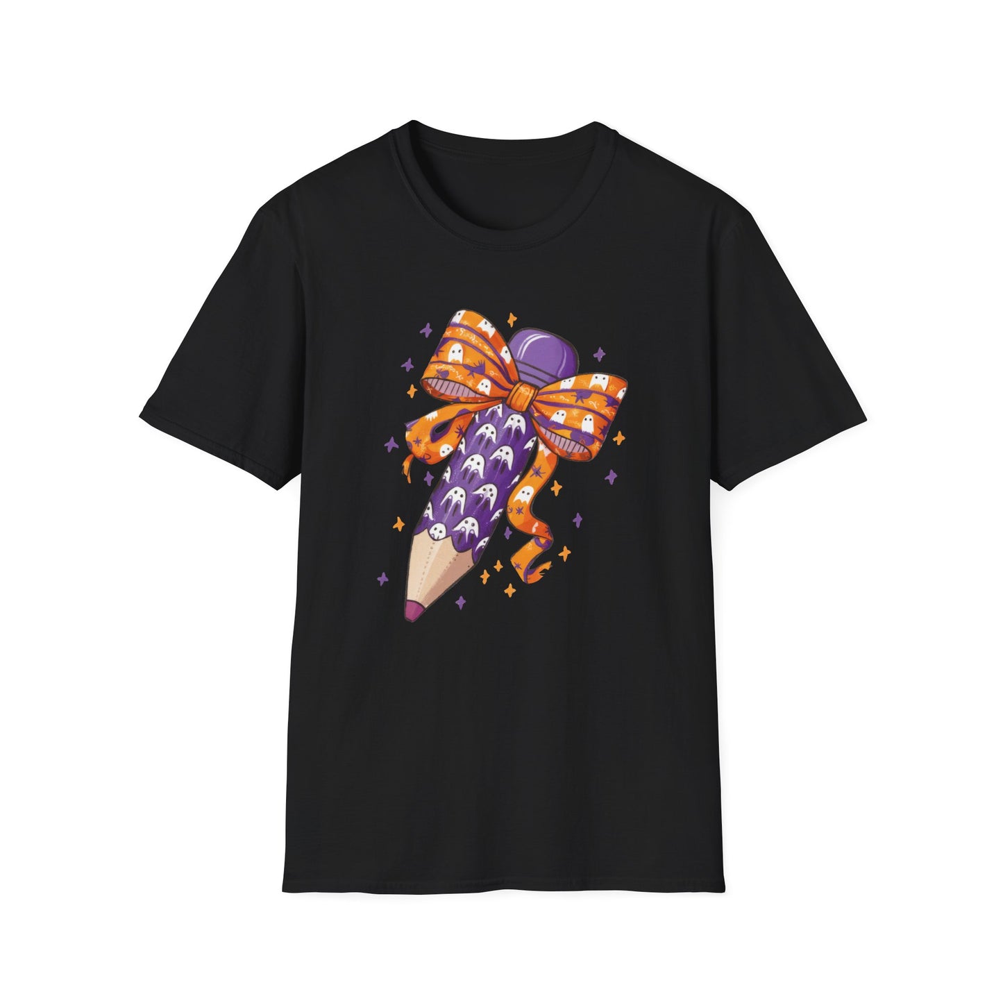 Halloween Bow Pencil T-Shirt
