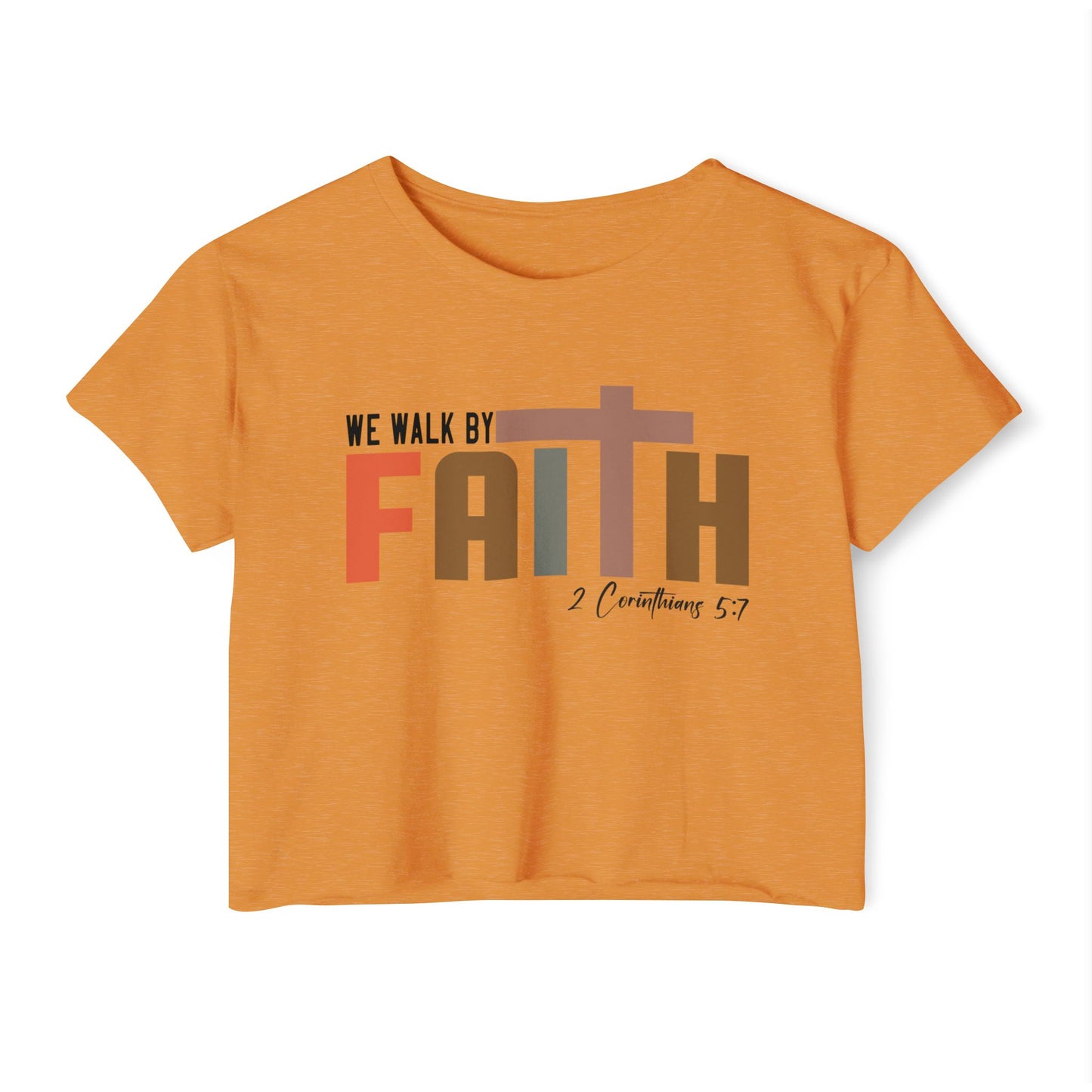 Walk by Faith Crop Top
