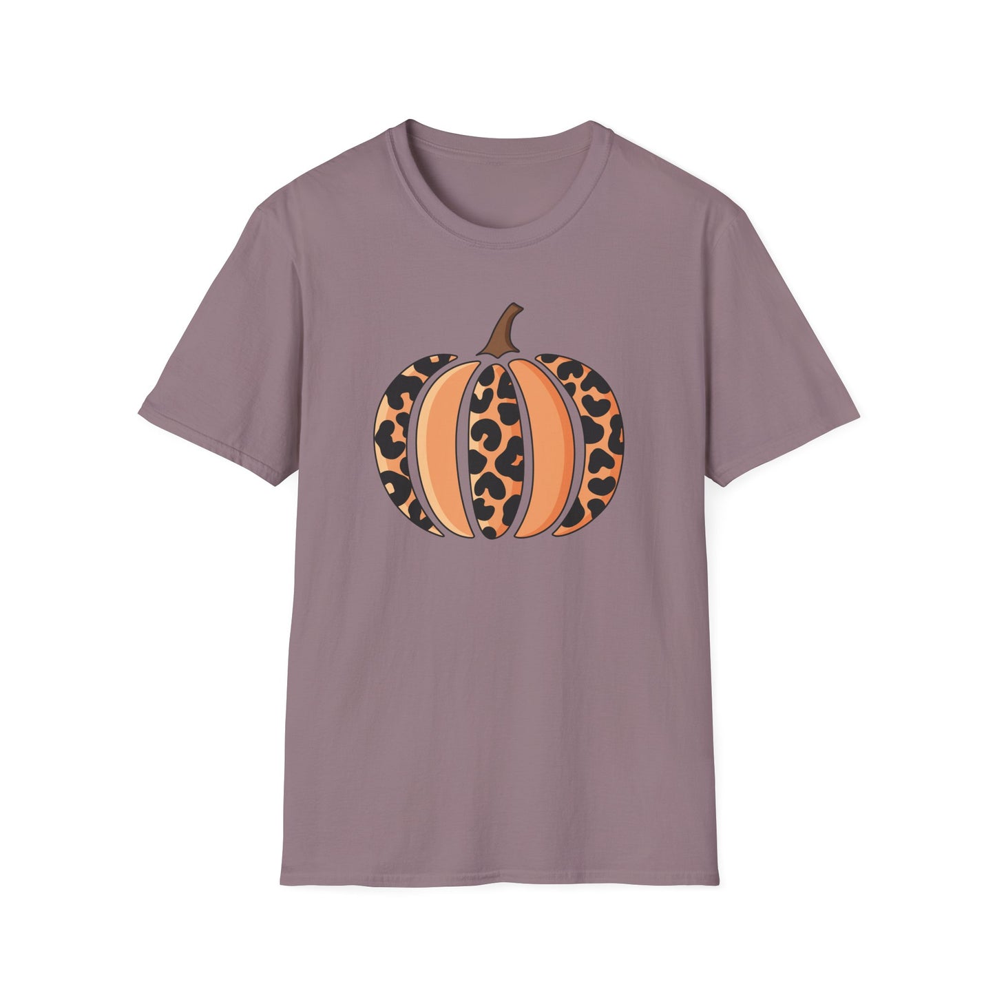 Leopard Print Pumpkin Unisex T-Shirt