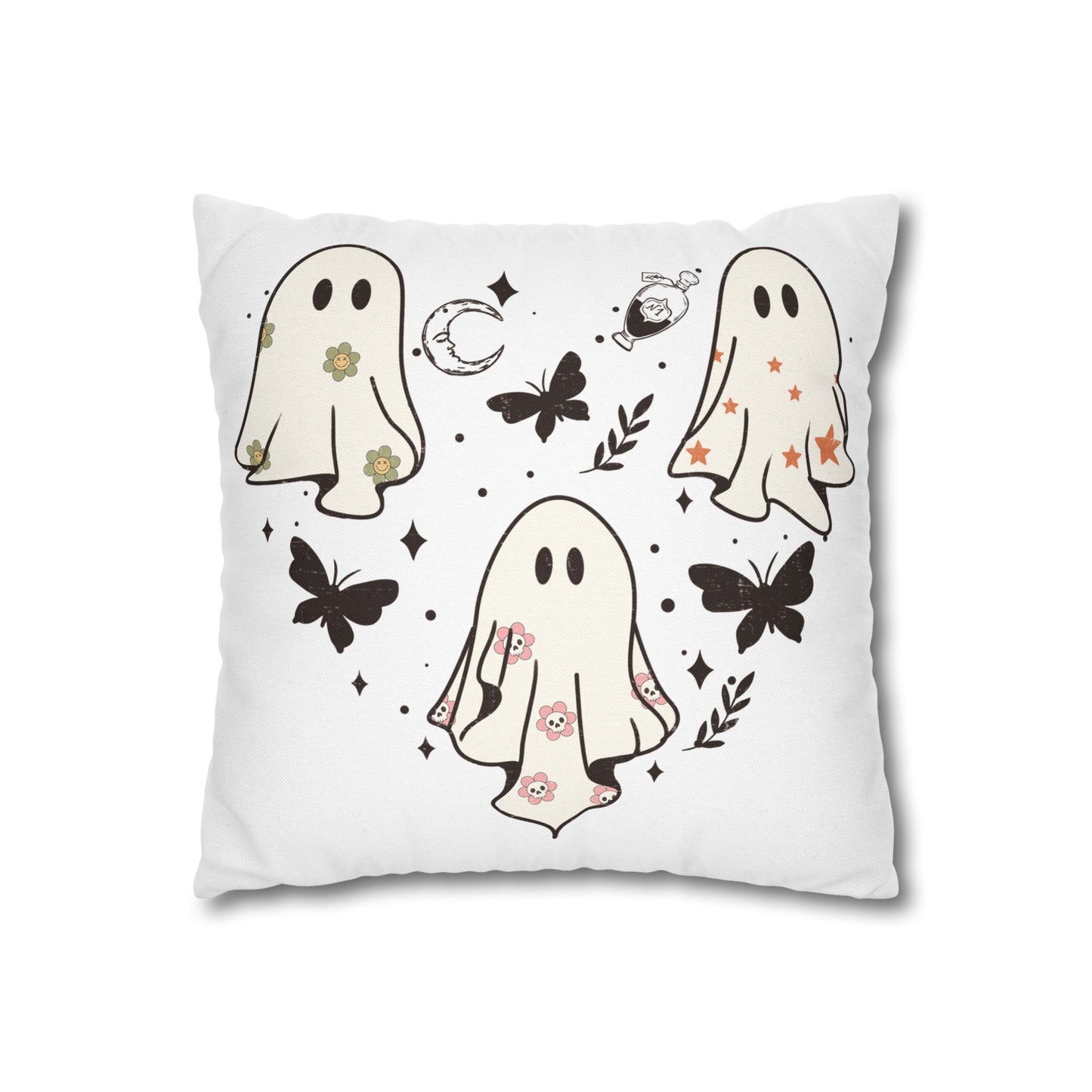 Double Sided Fall/Halloween Decorative Pillowcase