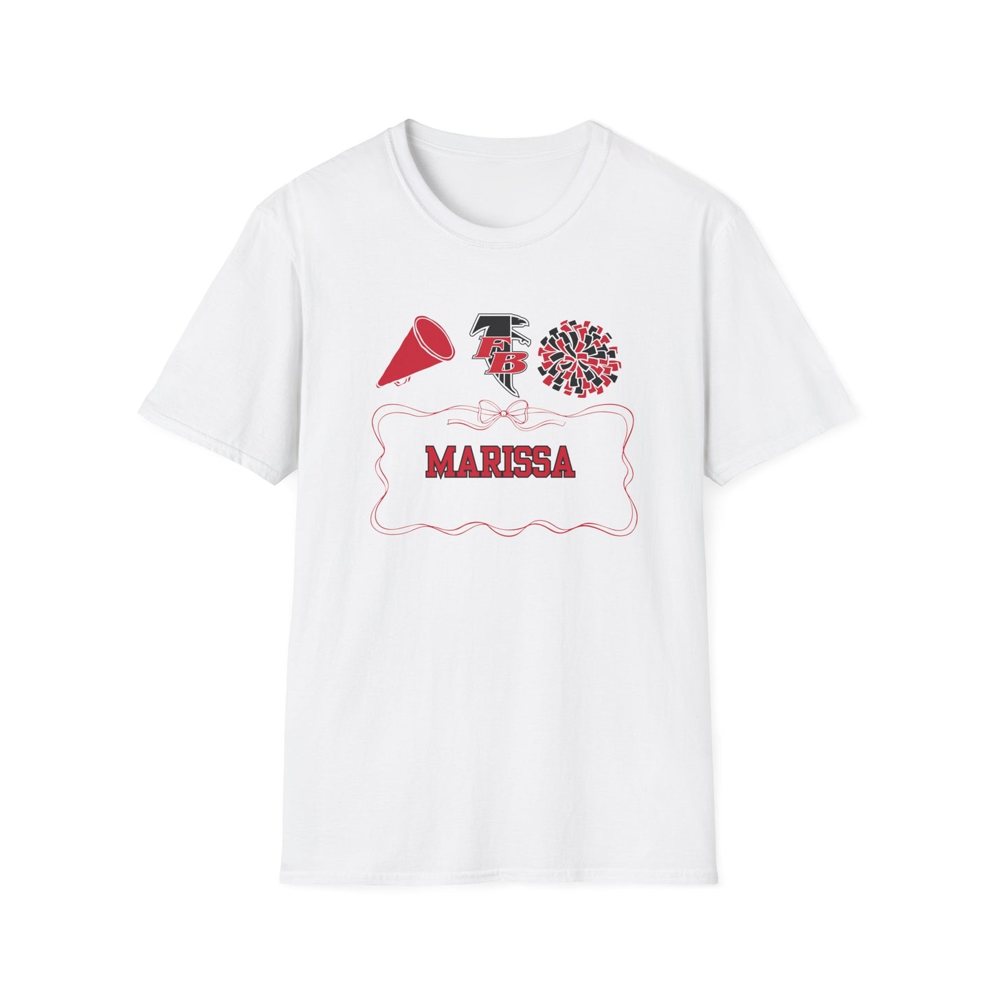 Personalized FB Cheerleading Unisex T-Shirt