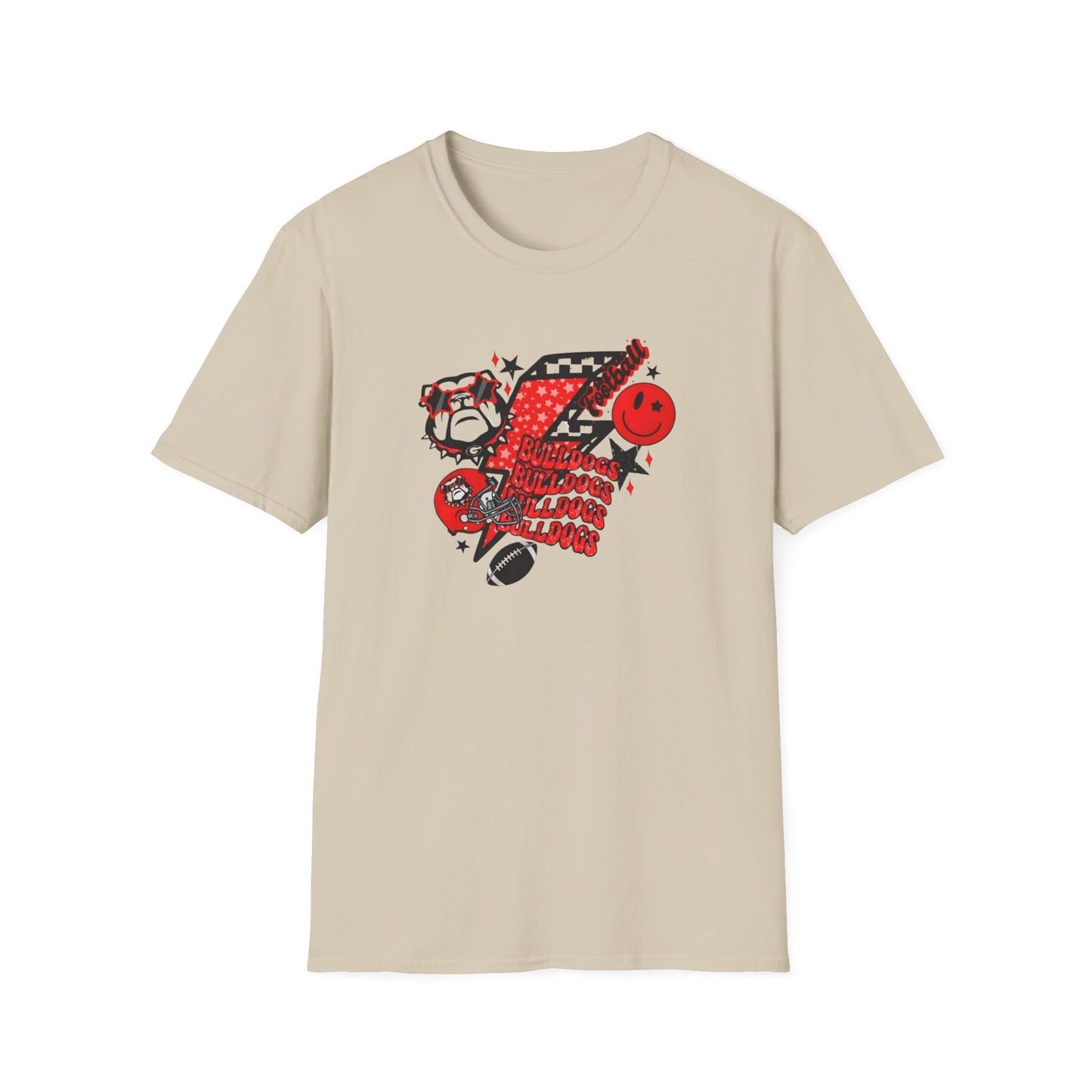 Playful Bulldogs Softstyle T-Shirt