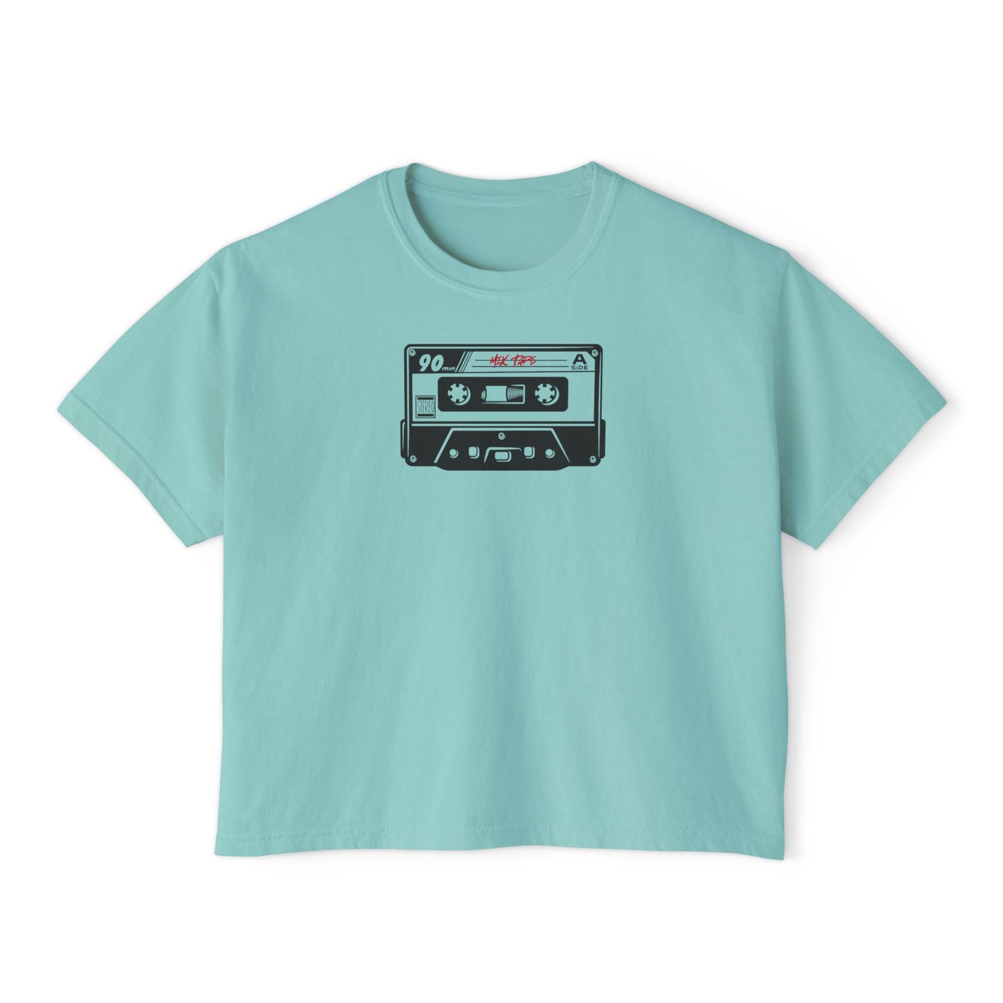 Retro 90s Cassette Women's Boxy Tee