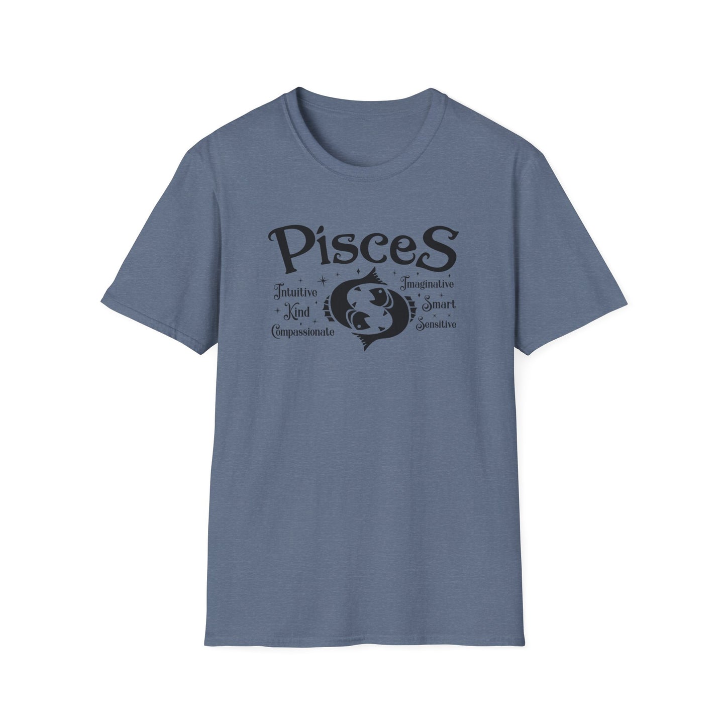 Pisces Zodiac Unisex Softstyle T-Shirt