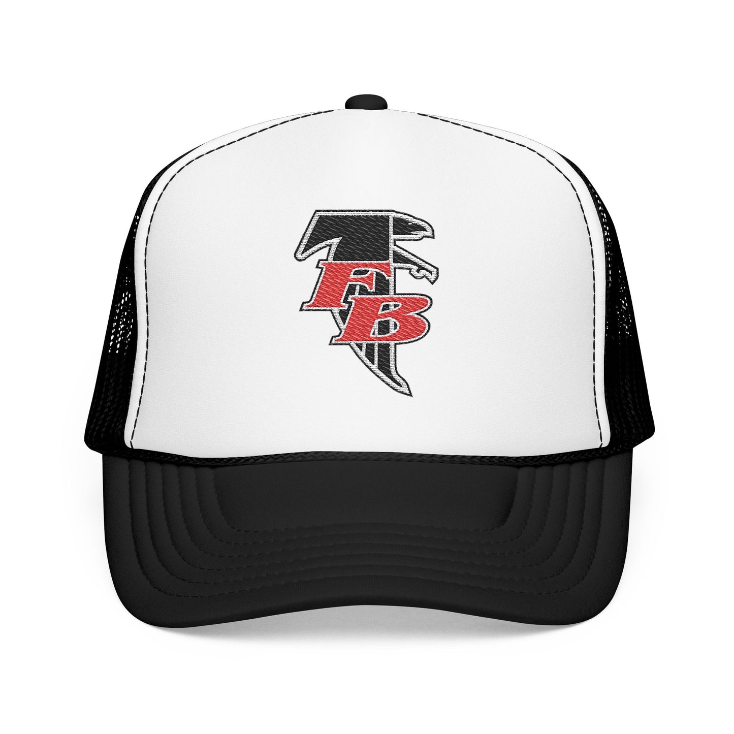 Embroidery Foam Trucker Hat, Sporty Casual Cap, Gift for Dad, Summer Style Hat, Outdoor Adventure Gear, Team Spirit Merchandise