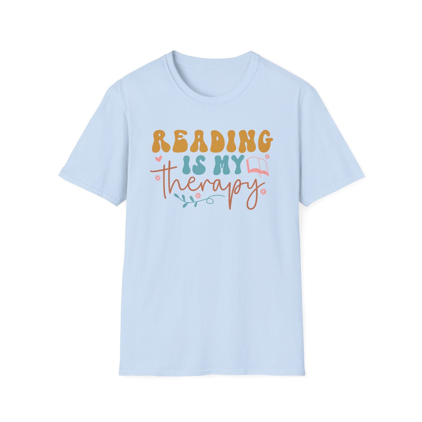 Reading is My Therapy Unisex T-Shirt