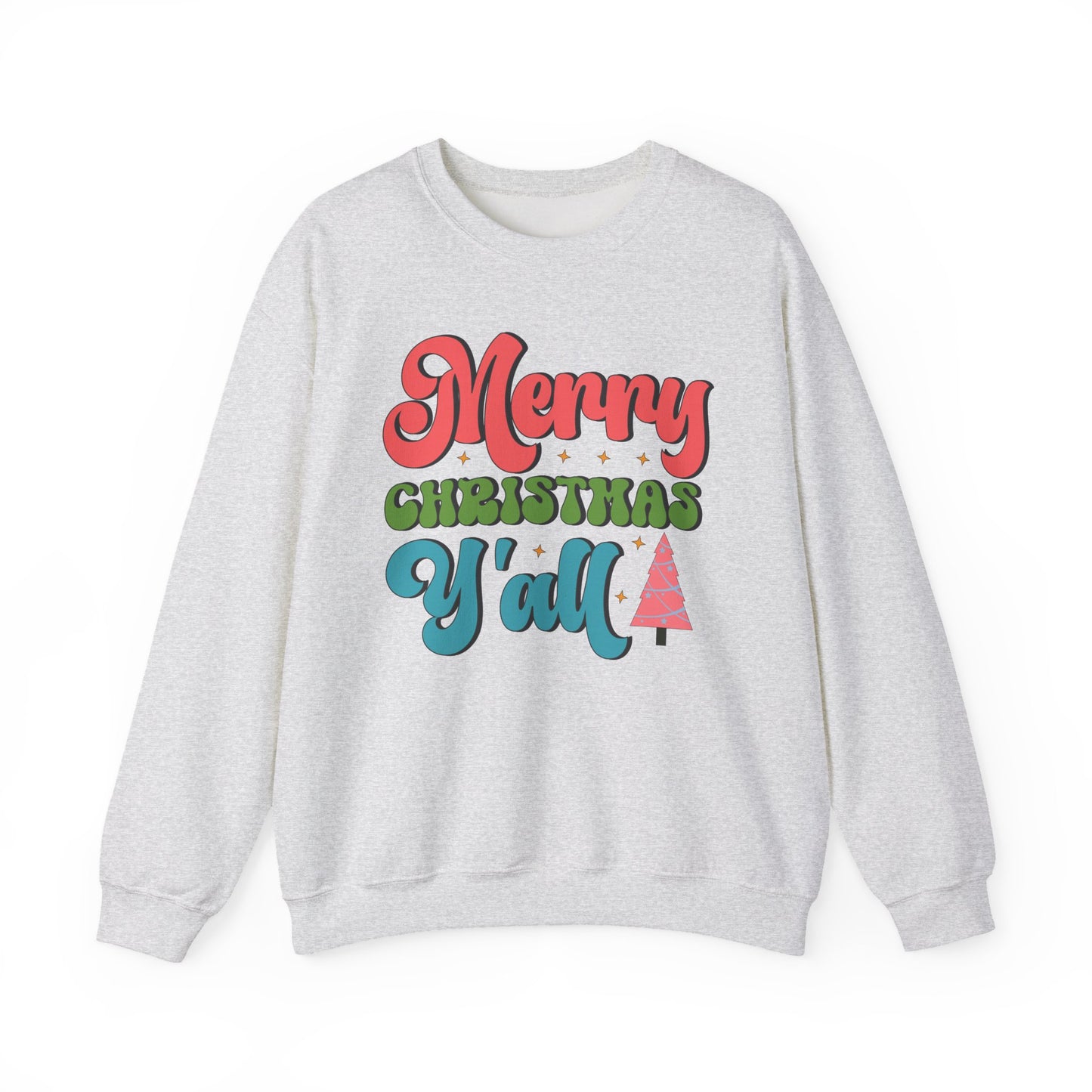 "Merry Christmas Y'all" Festive Holiday Crewneck