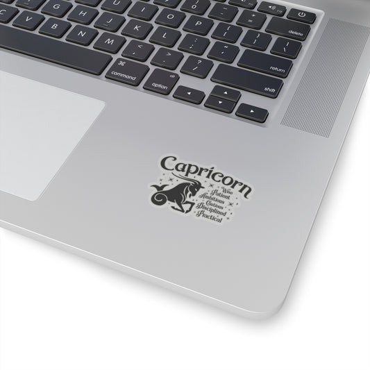Capricorn Zodiac Kiss-Cut Sticker