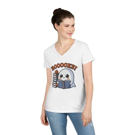 Booooks V-Neck T-Shirt
