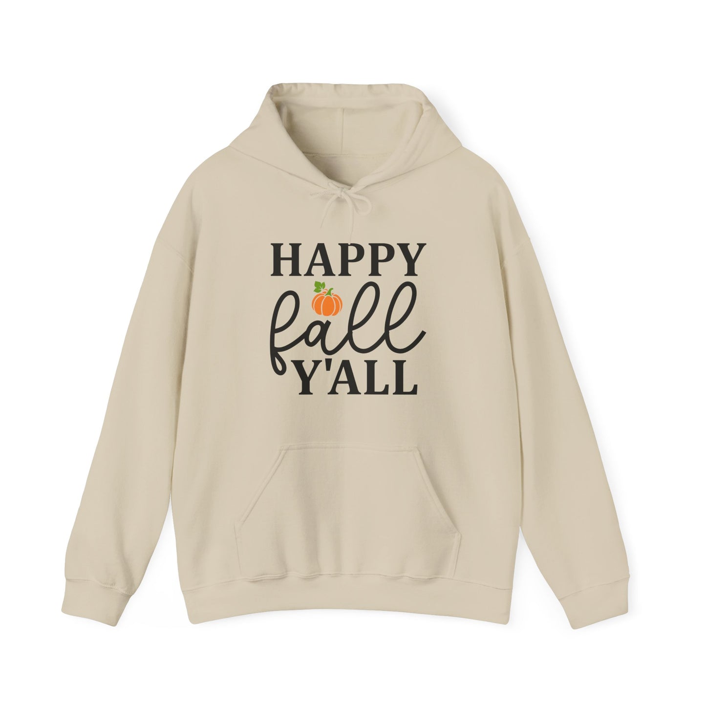 Happy Fall Y'all Hooded Sweatshirt