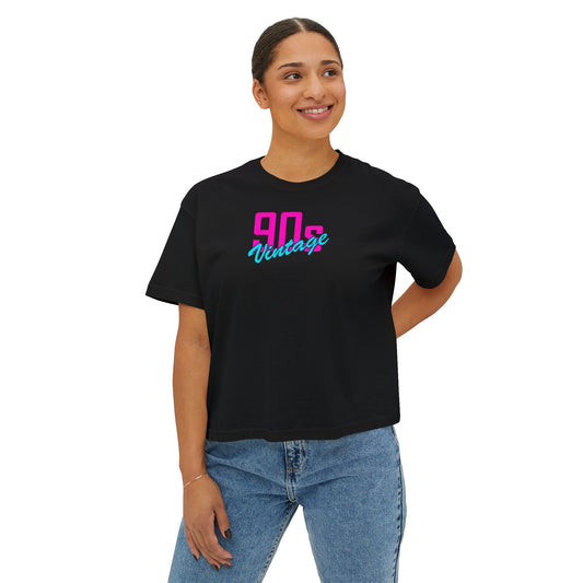 90s Vintage Women's Boxy Tee