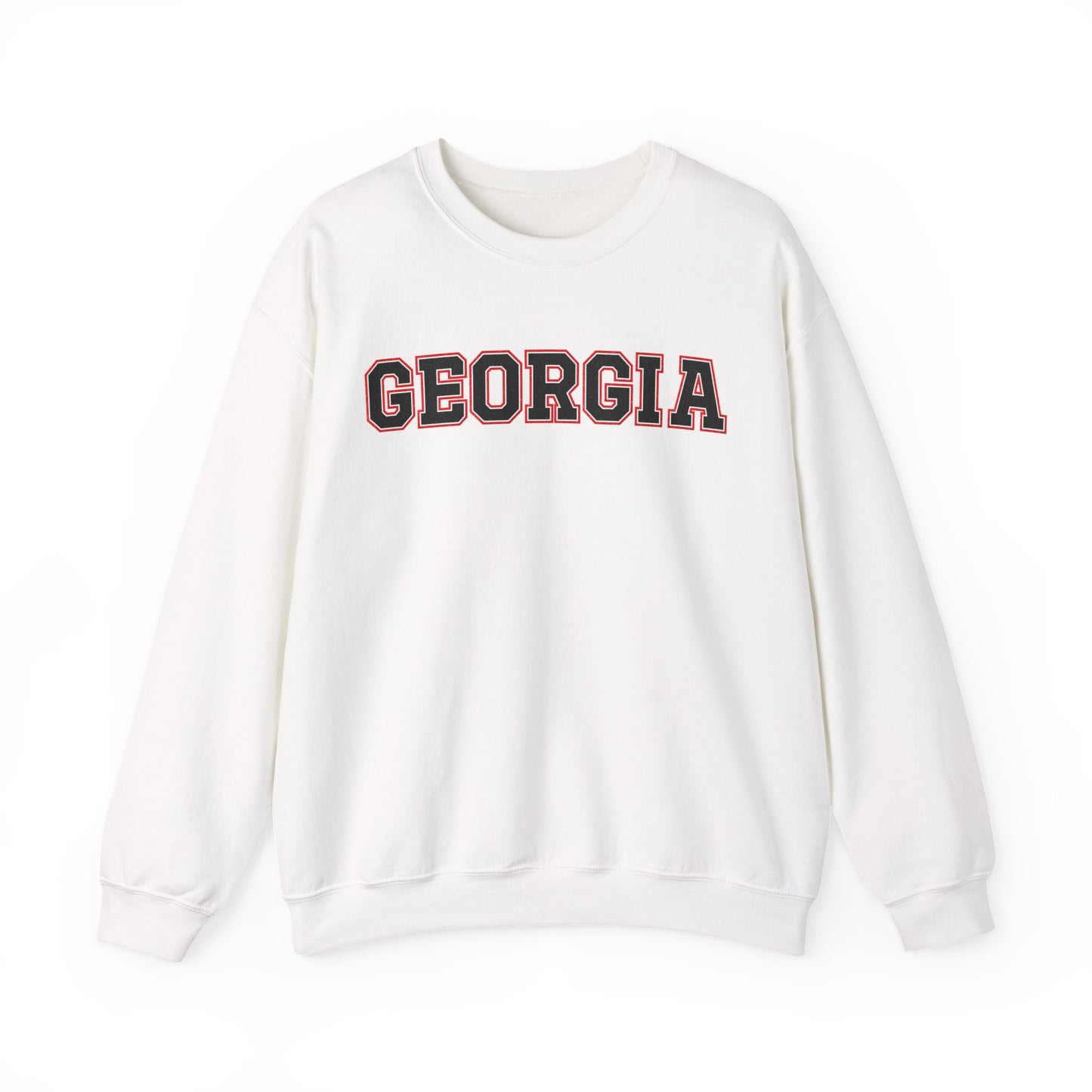 Glittery Black Georgia Crewneck Sweatshirt