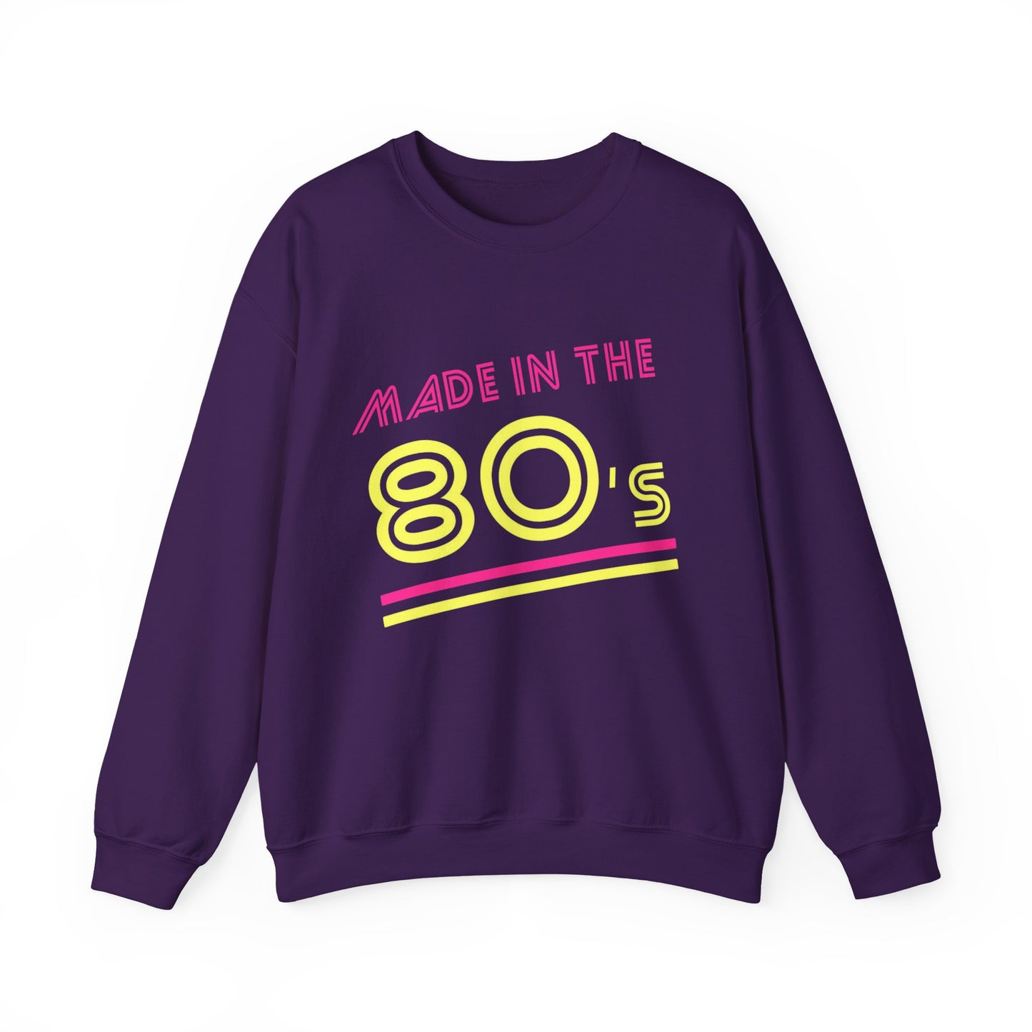 Made in the 80's Neon Crewneck Sweatshirt