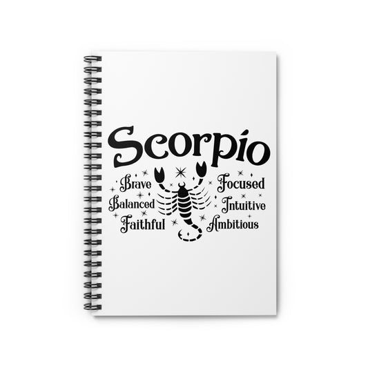 Scorpio Spiral Notebook