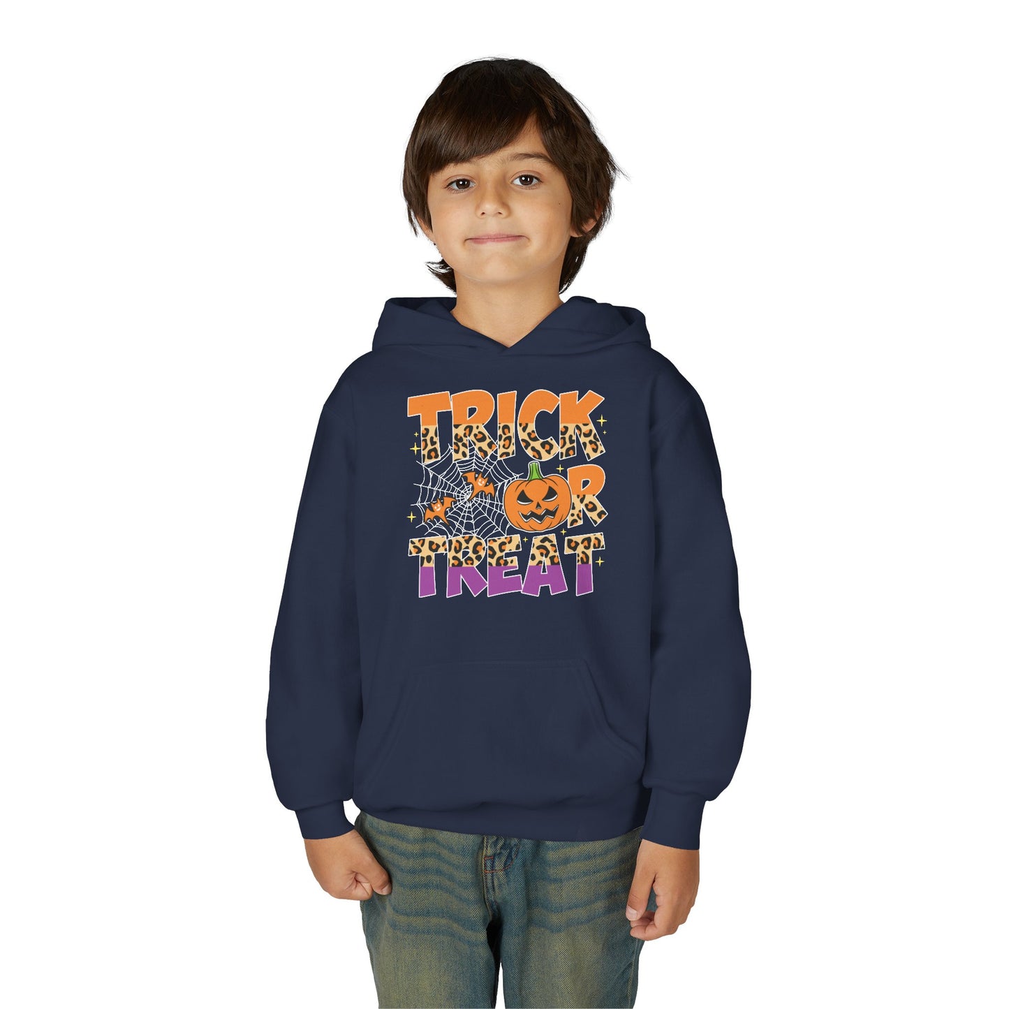 Youth Halloween Trick or Treat Hoodie
