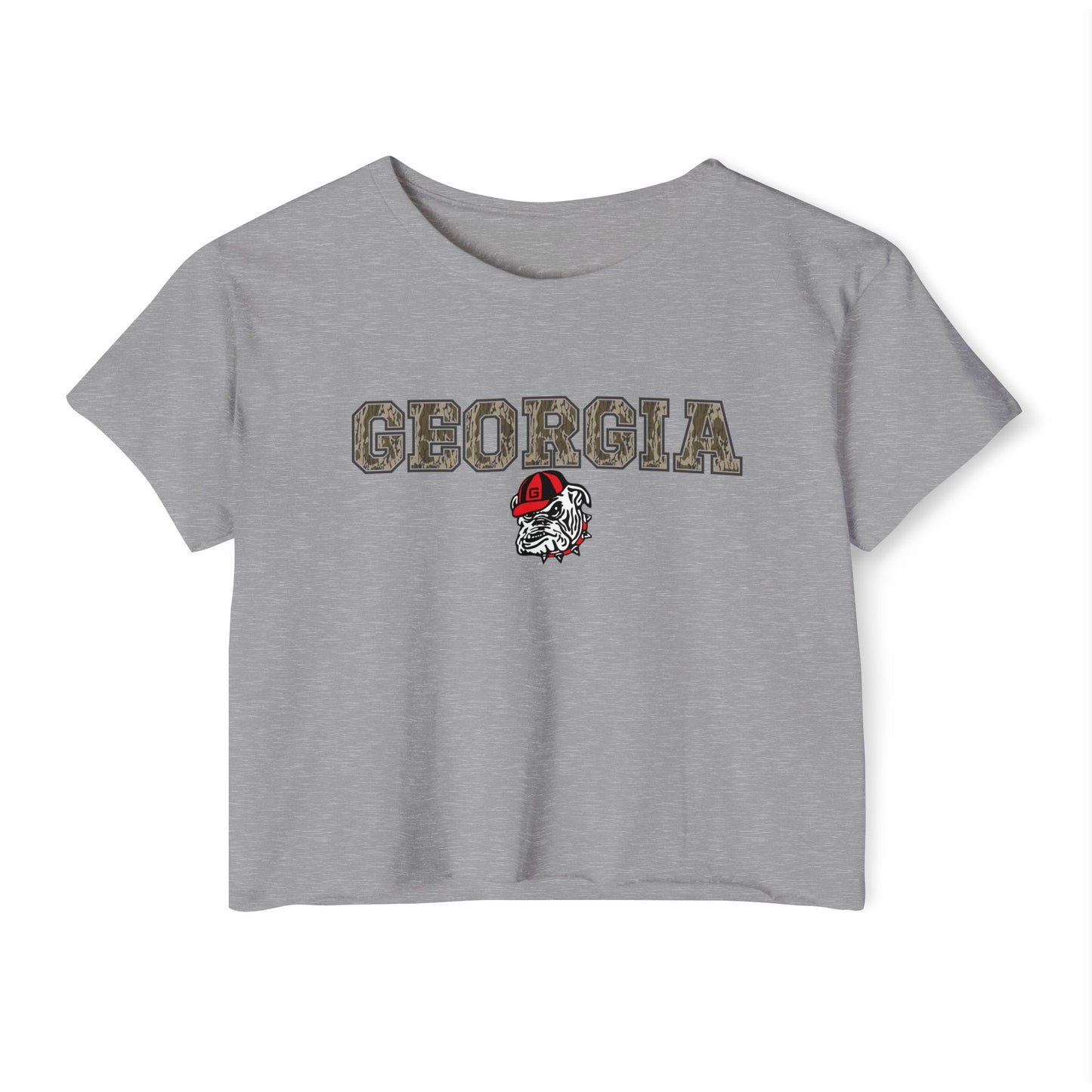 Camo Georgia Dog Crop Top