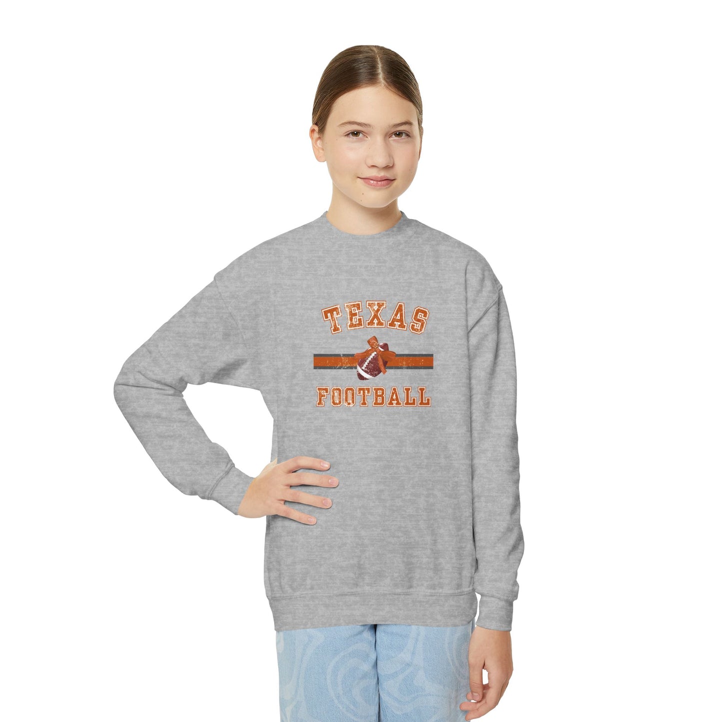 Texas Football Youth Crewneck Sweatshirt