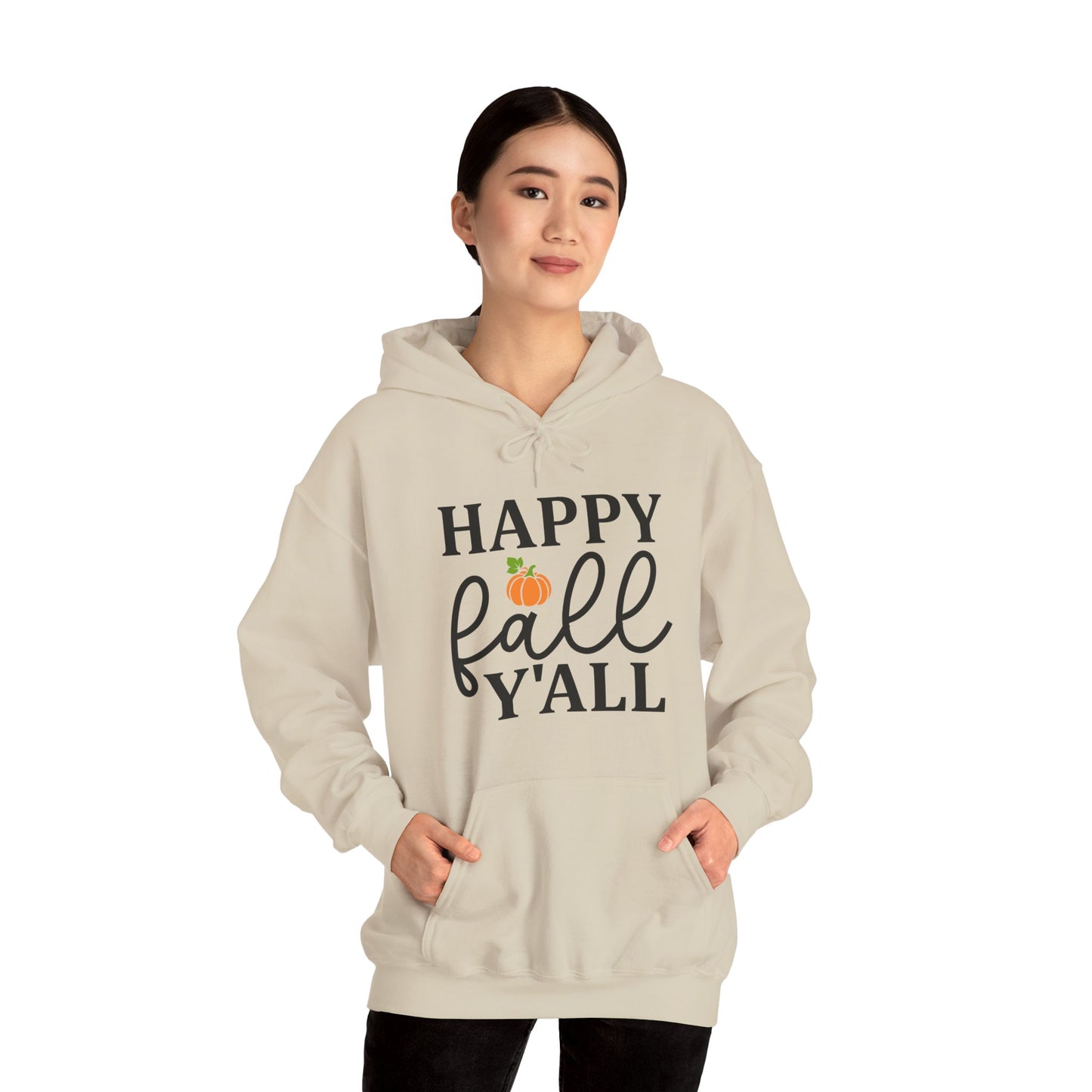 Happy Fall Y'all Hooded Sweatshirt