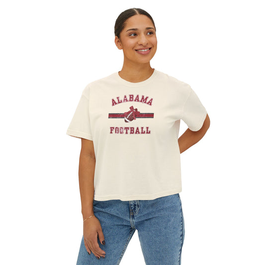 Alabama Football Women's Boxy Tee