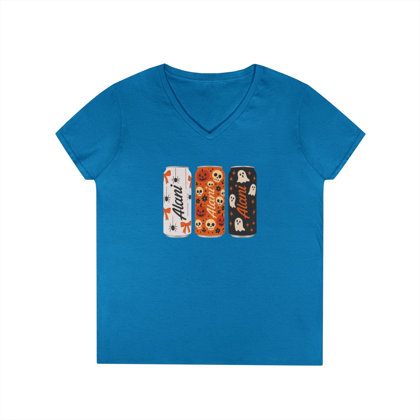 Halloween Alani Can V-Neck T-Shirt