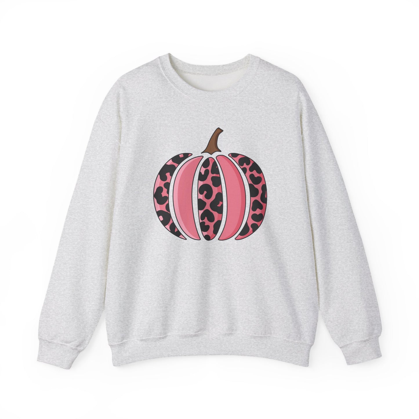 Pink Leopard Pumpkin Crewneck Sweatshirt