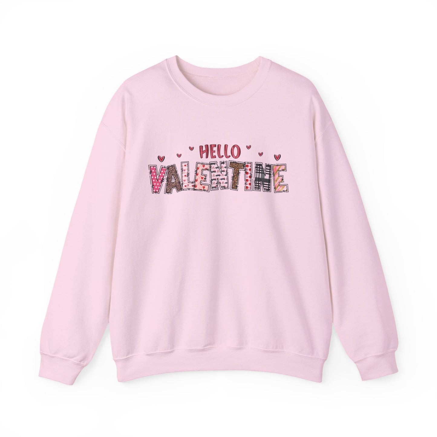 Valentine "Hello Valentine" Crewneck Sweatshirt