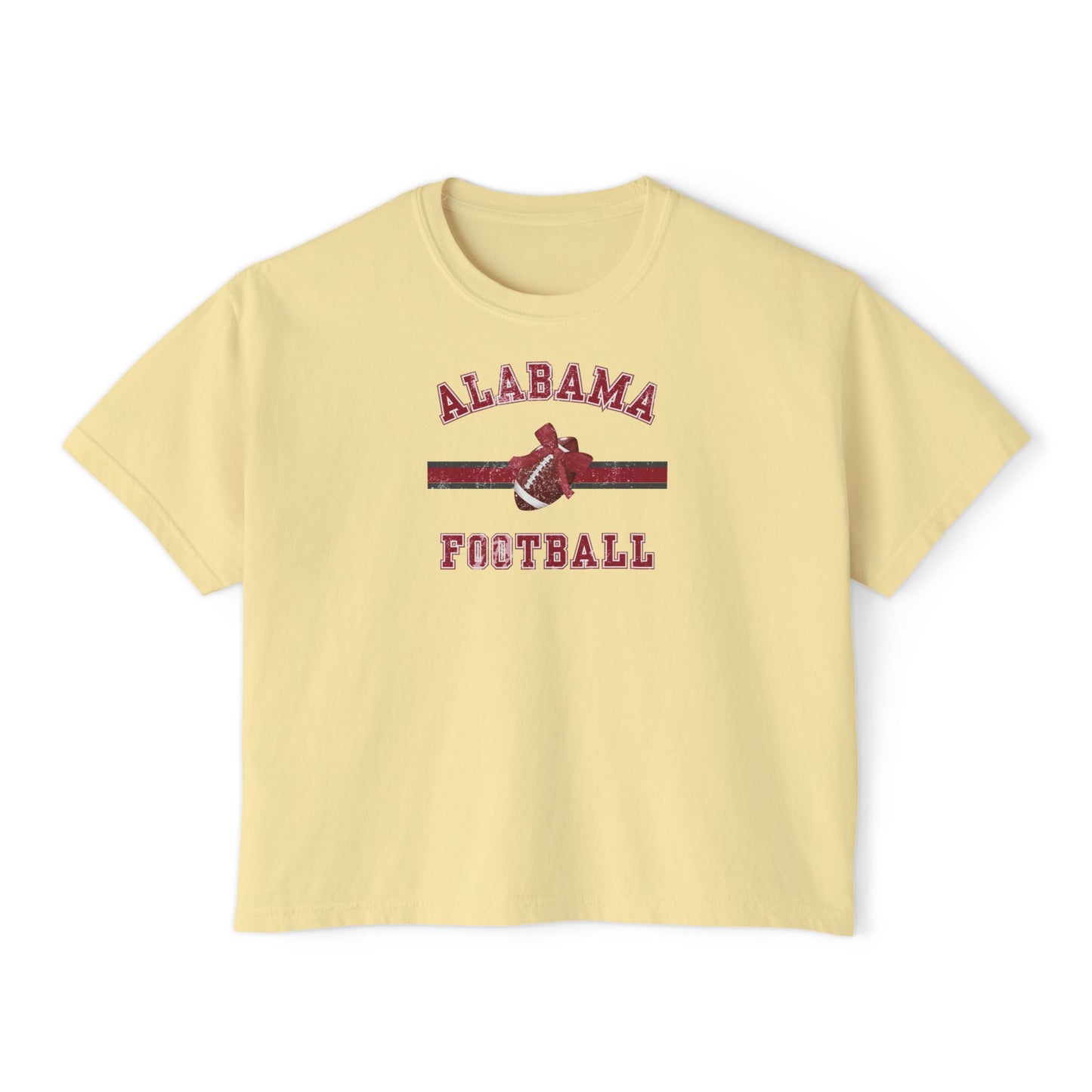 Alabama Football Women's Boxy Tee