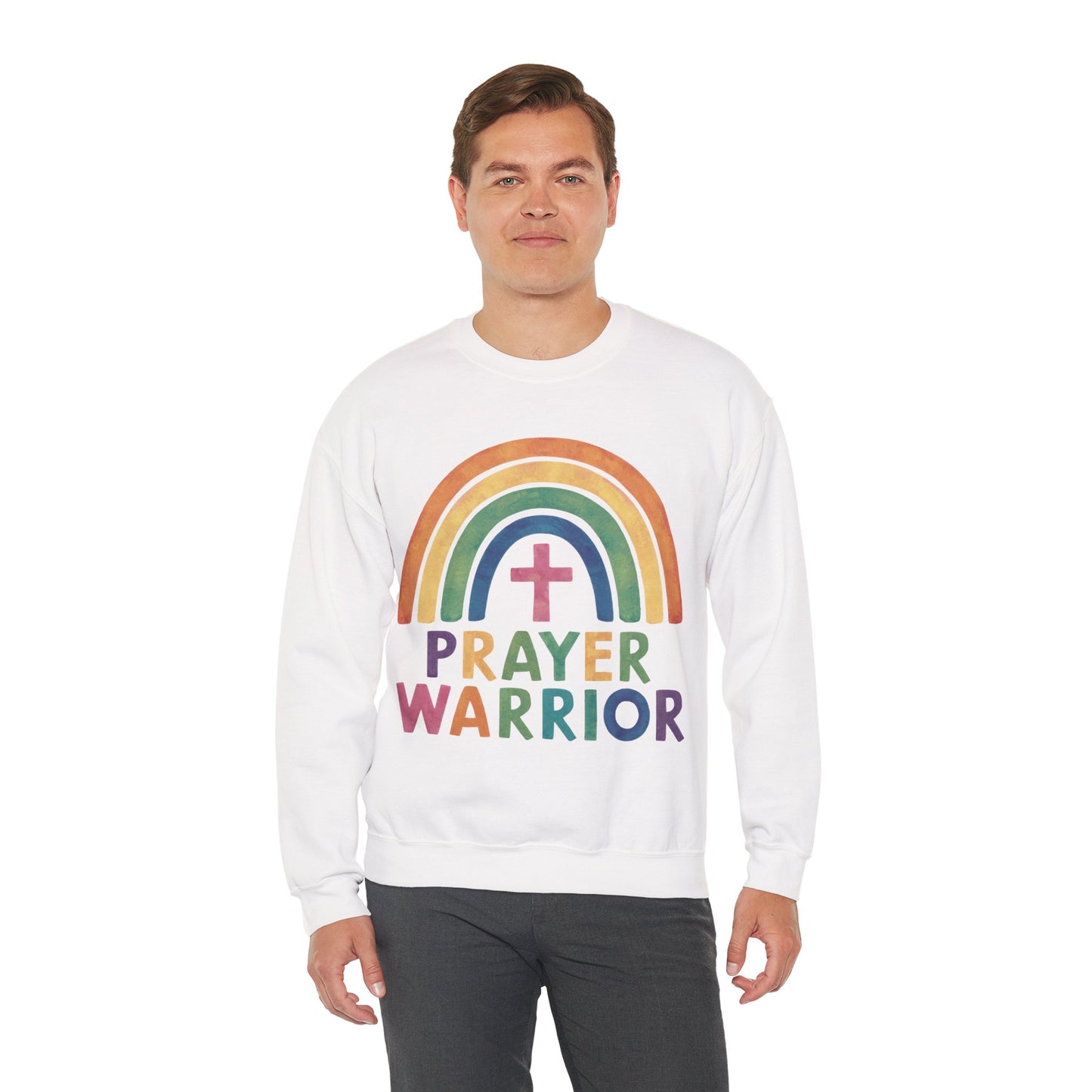 Prayer Warrior Rainbow Sweatshirt