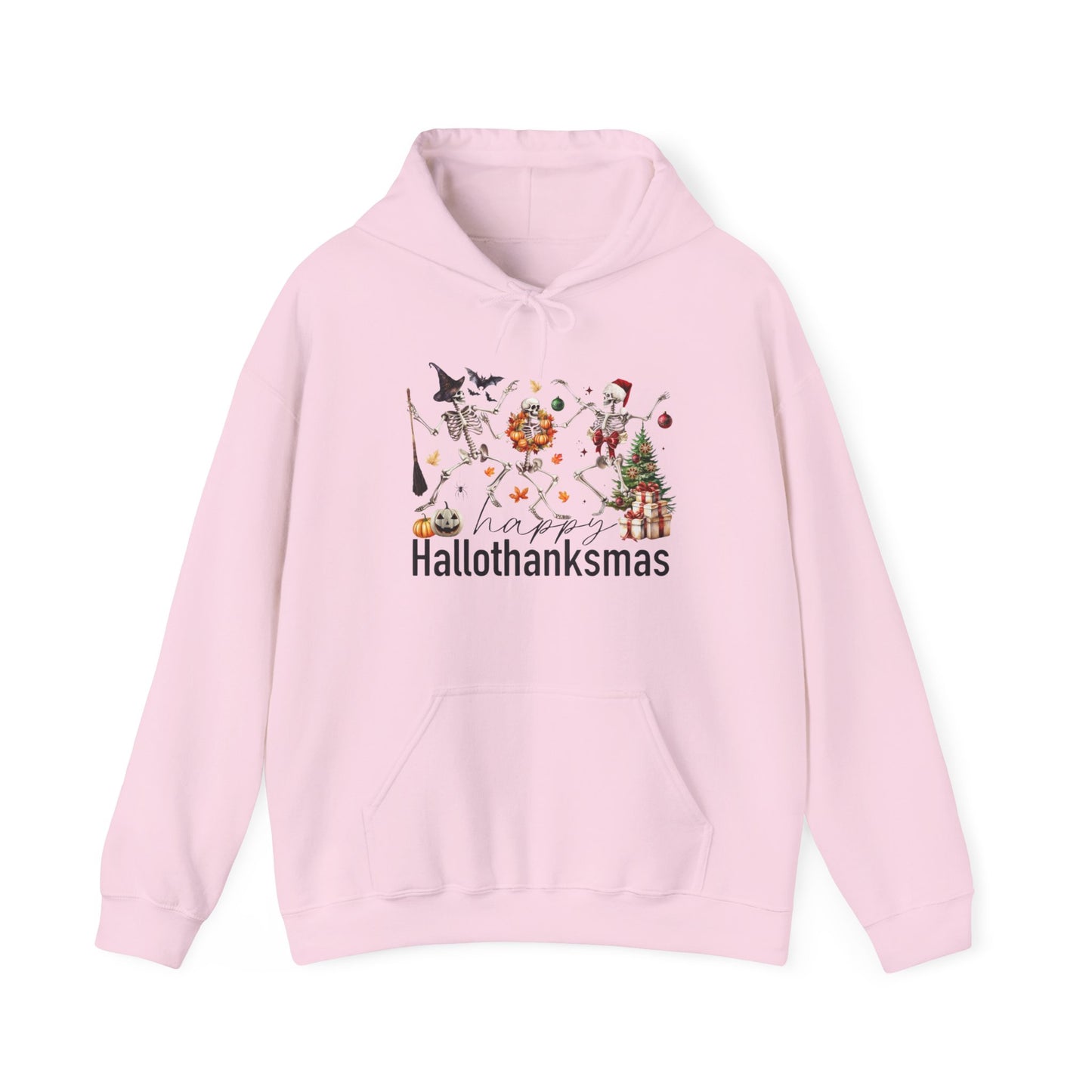 Happy Hallothanksmas Skeleton Hoodie