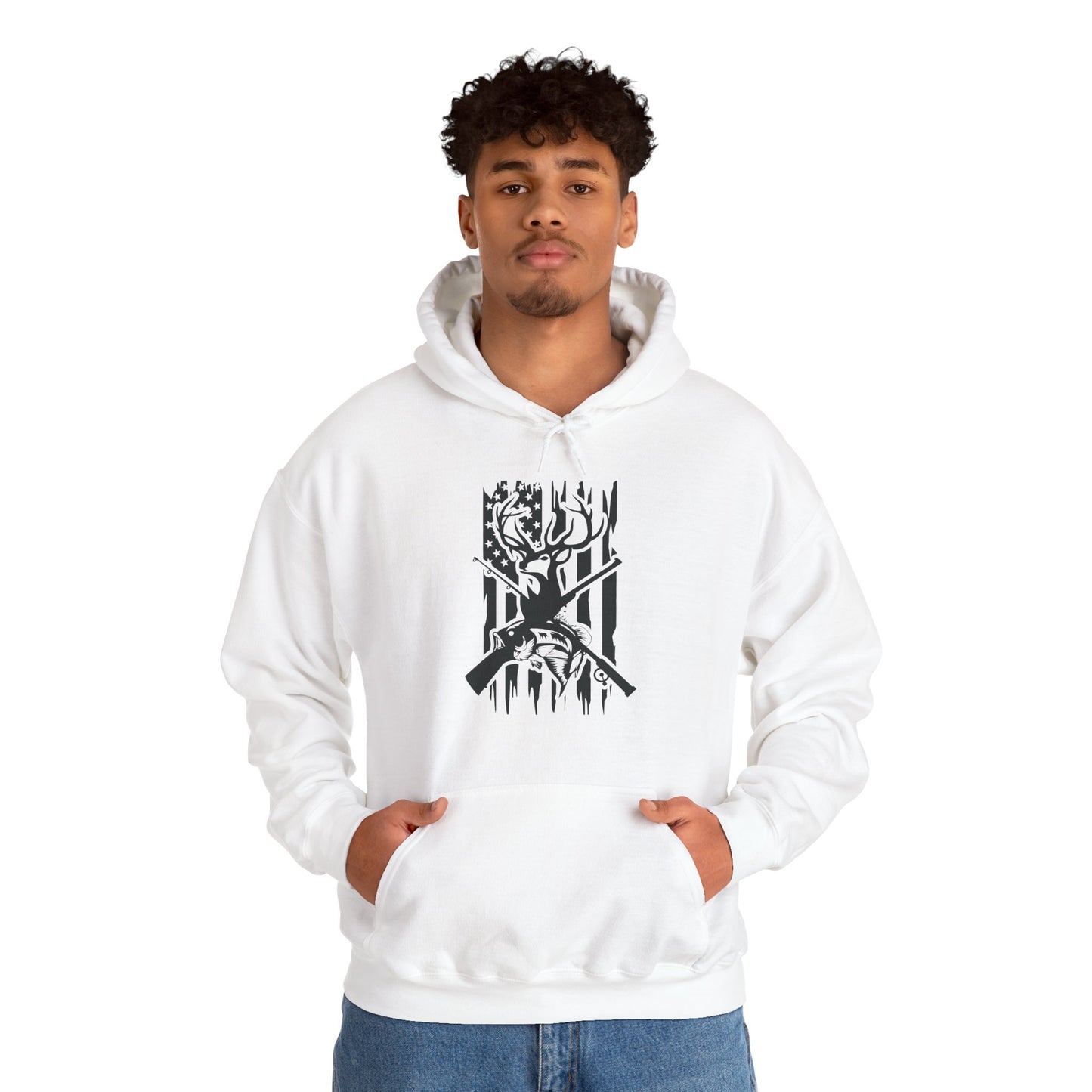 Patriotic Hunting/Fishing Hoodie