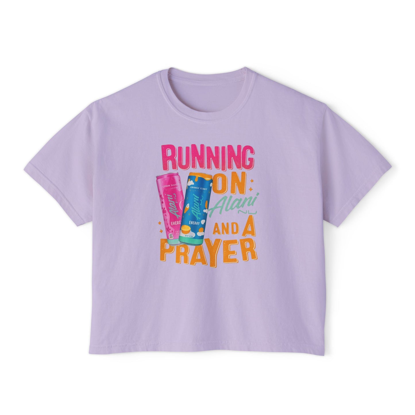 Running on Alani and a Prayer Women's Boxy Tee