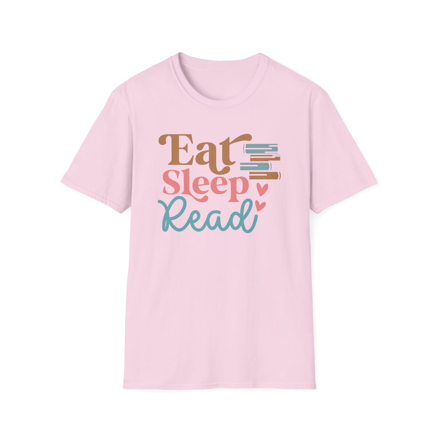 Eat Sleep Read Unisex Softstyle T-Shirt