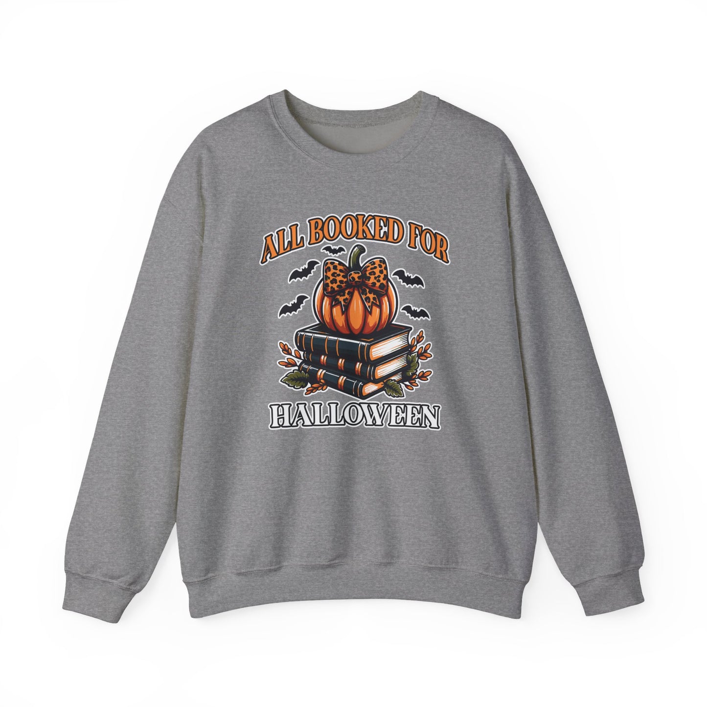 All Booked For Halloween Crewneck Sweatshirt