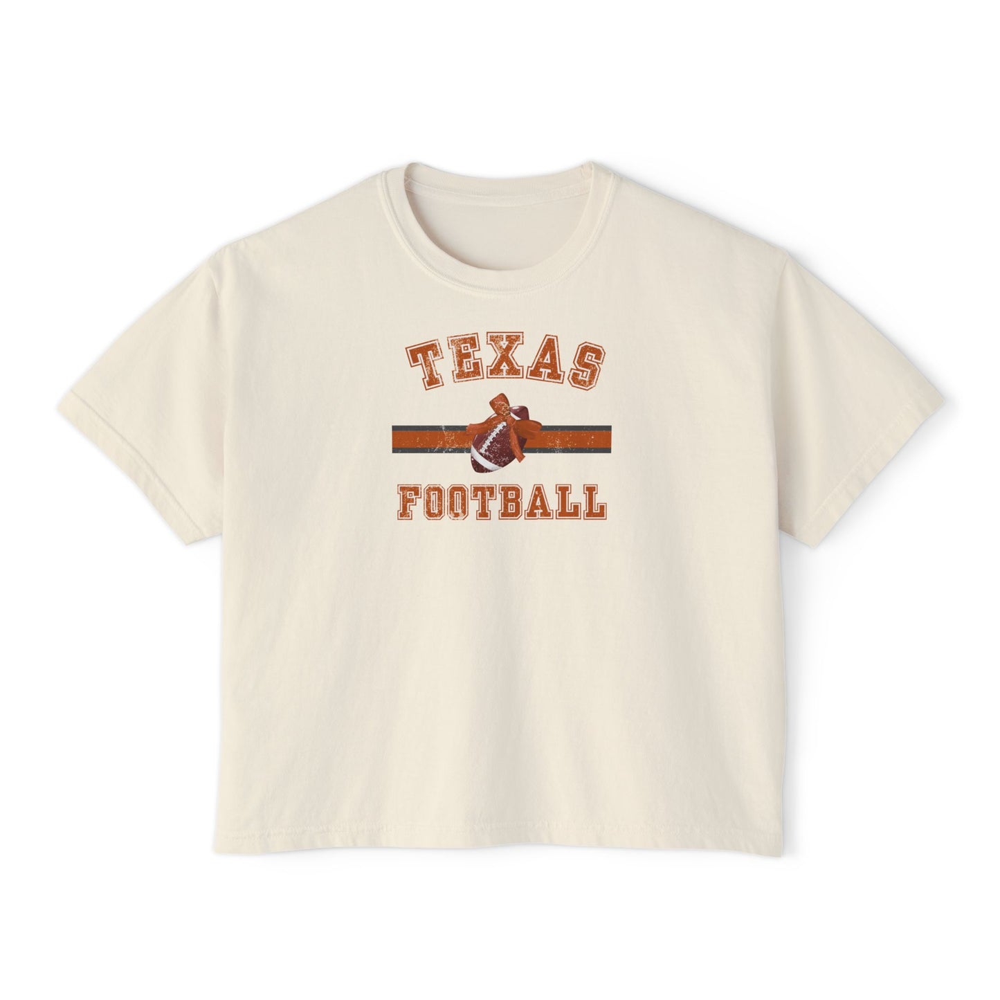 Texas Football Women's Boxy Tee