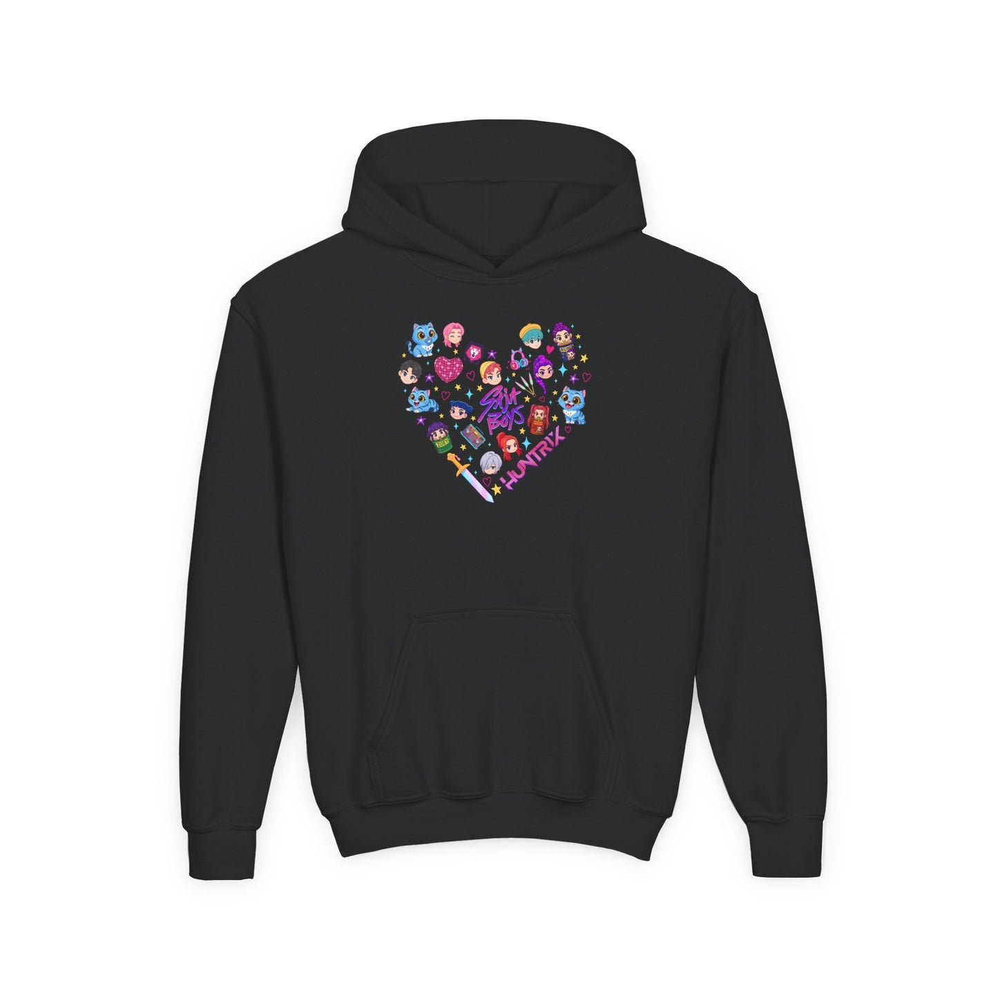 Youth Kpop Character Heart Hoodie