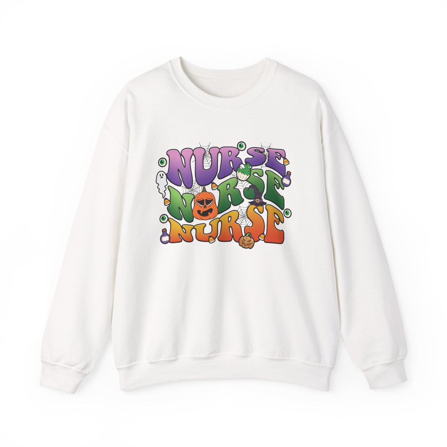 Halloween Wavy Nurse Sweatshirt