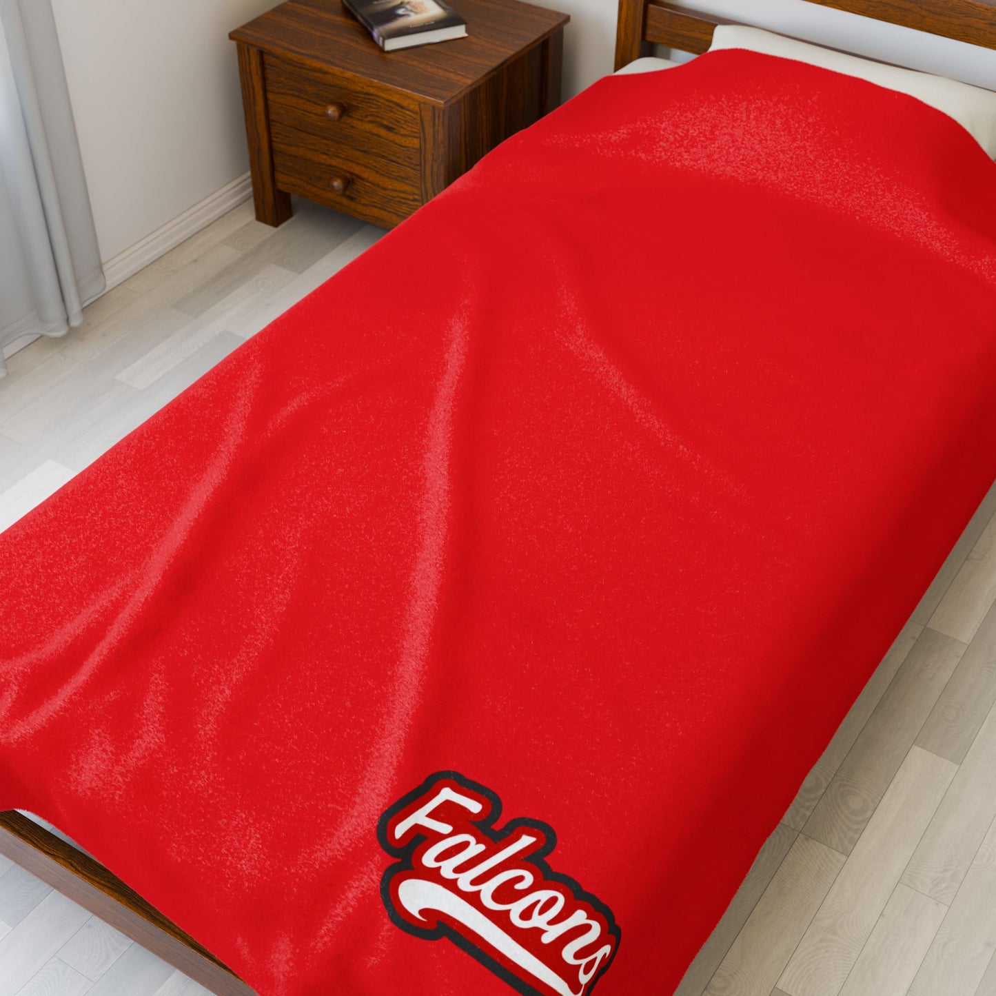 Cozy Velveteen Plush Blanket for Fans