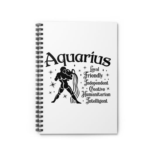 Aquarius Spiral Notebook