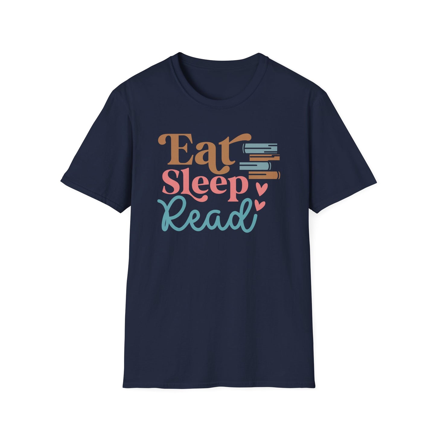 Eat Sleep Read Unisex Softstyle T-Shirt