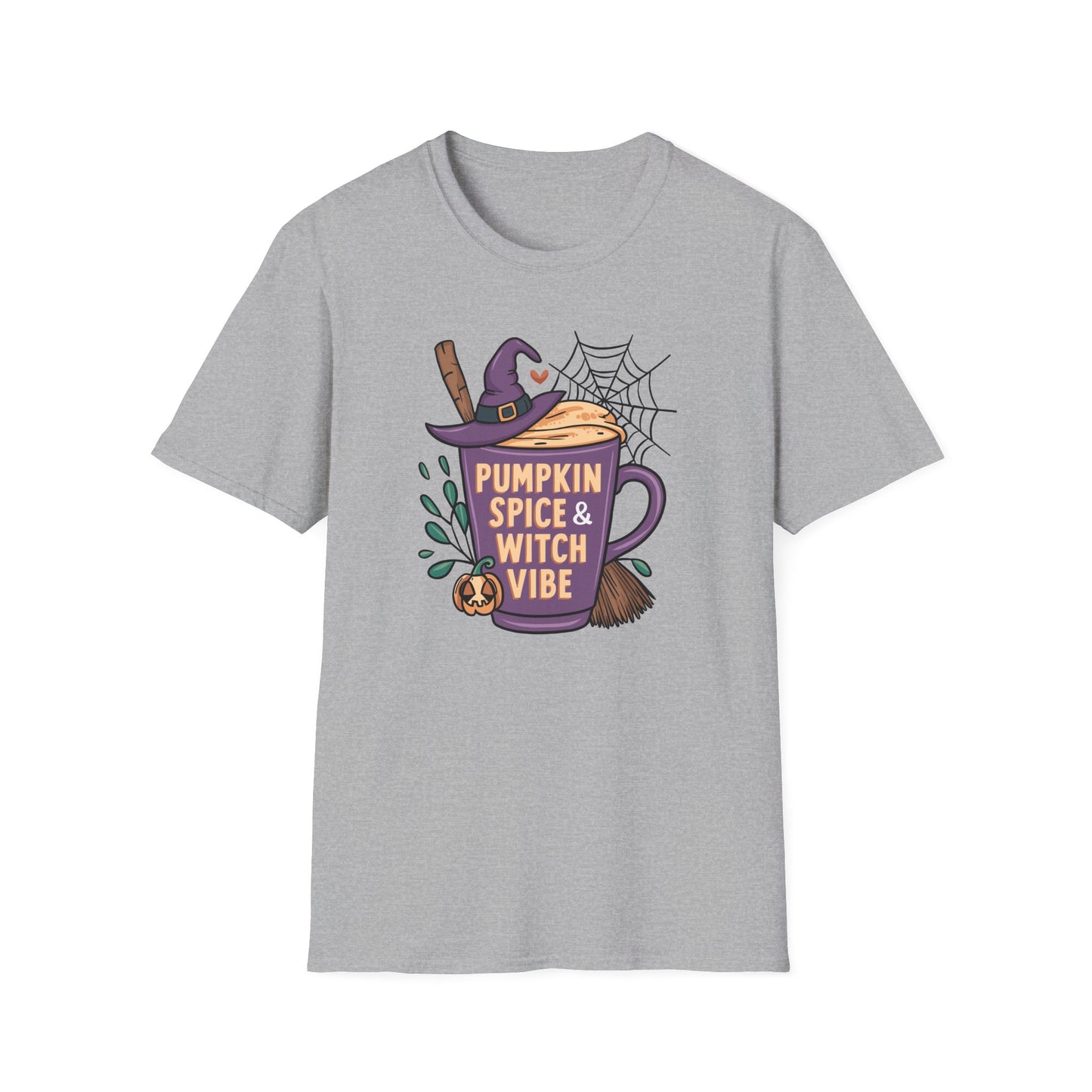 Pumpkin Spice & Witch Vibe T-Shirt